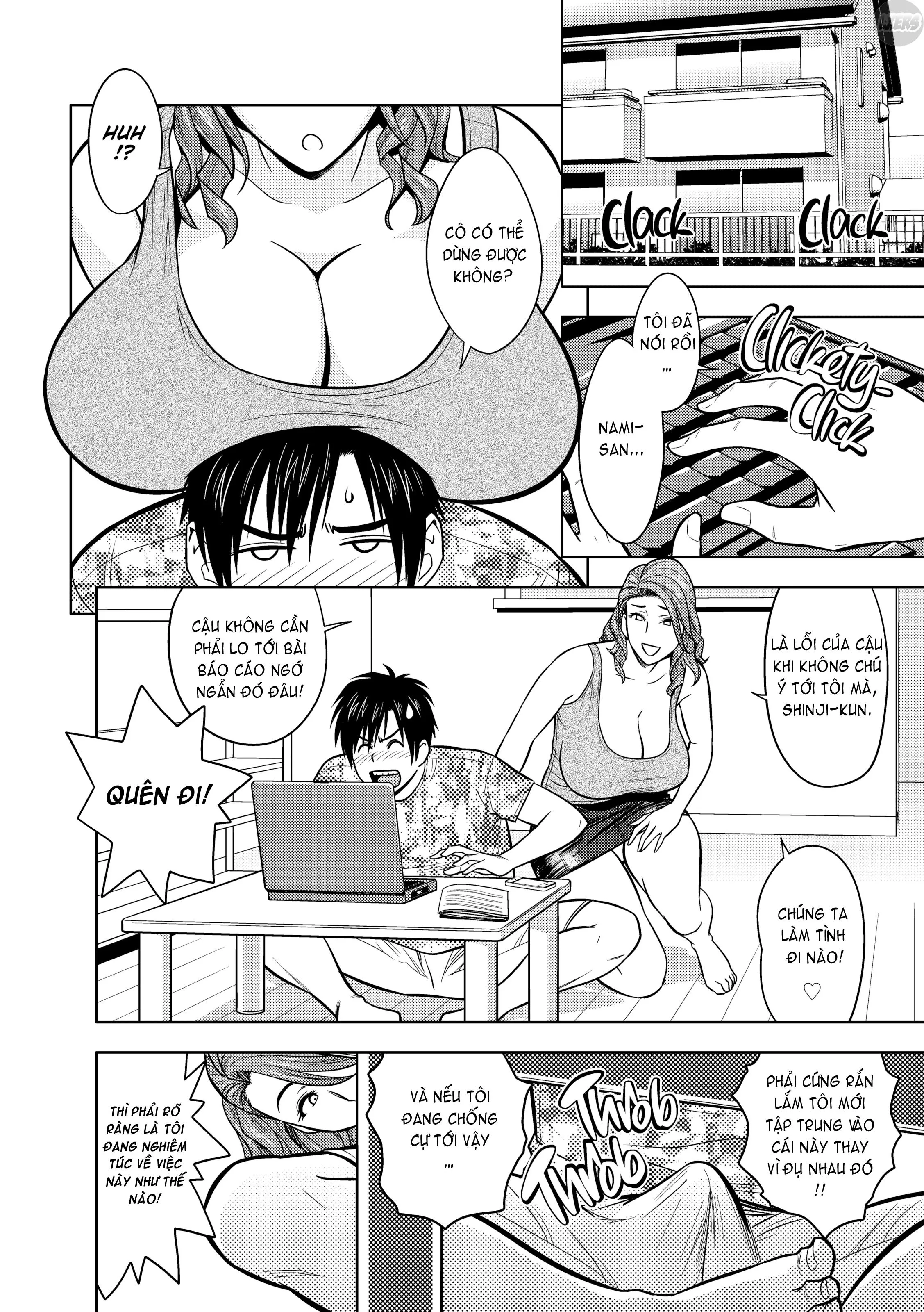 HentaiVN.net - Ảnh 5 - Lái Máy Bay Song Sinh! [Twin MILF] - Chương 8 - Namis Past & Smart Play | END Vol 1