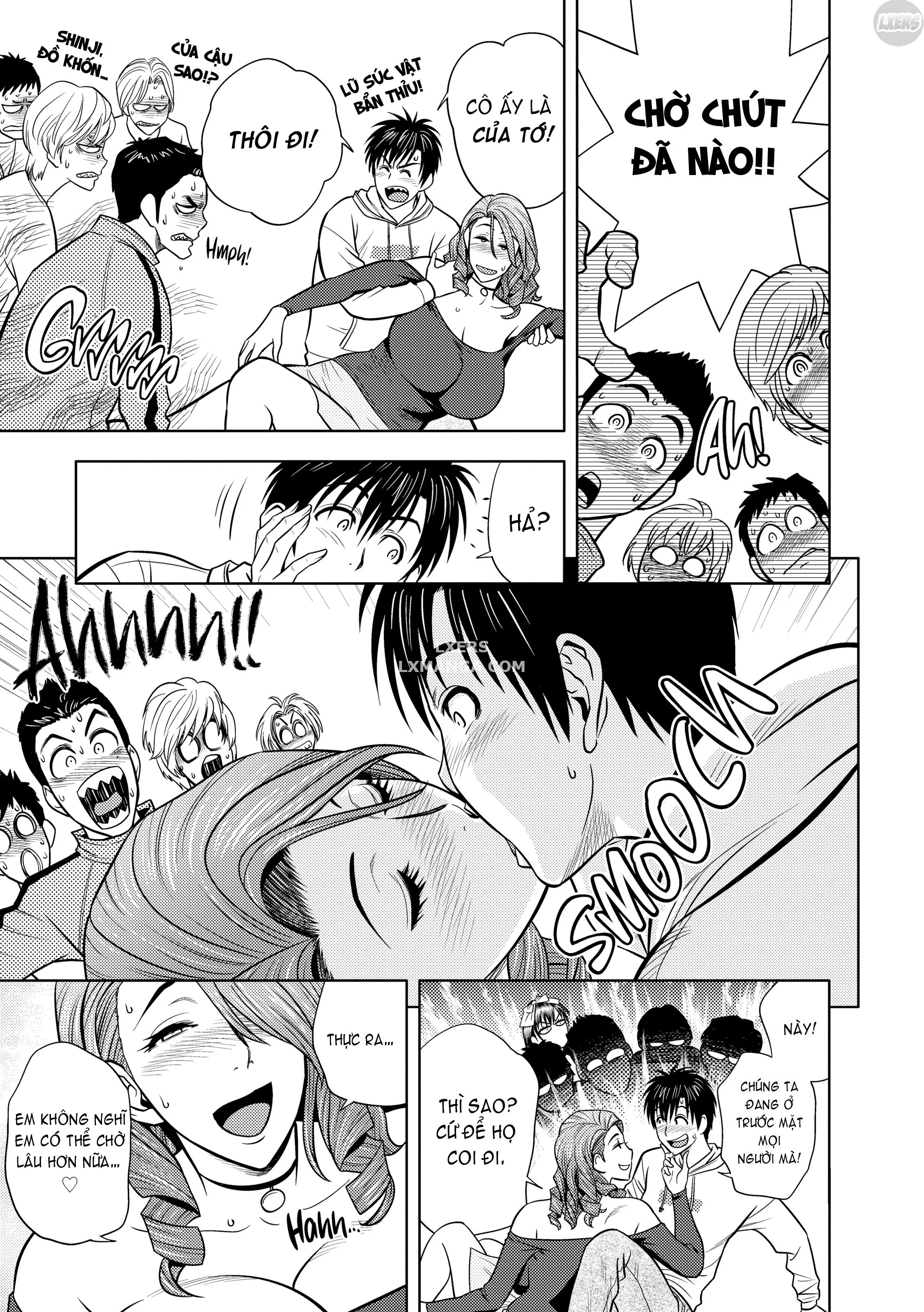 HentaiVN.net - Ảnh 12 - Lái Máy Bay Song Sinh! [Twin MILF] - Chương 15 - I Love You