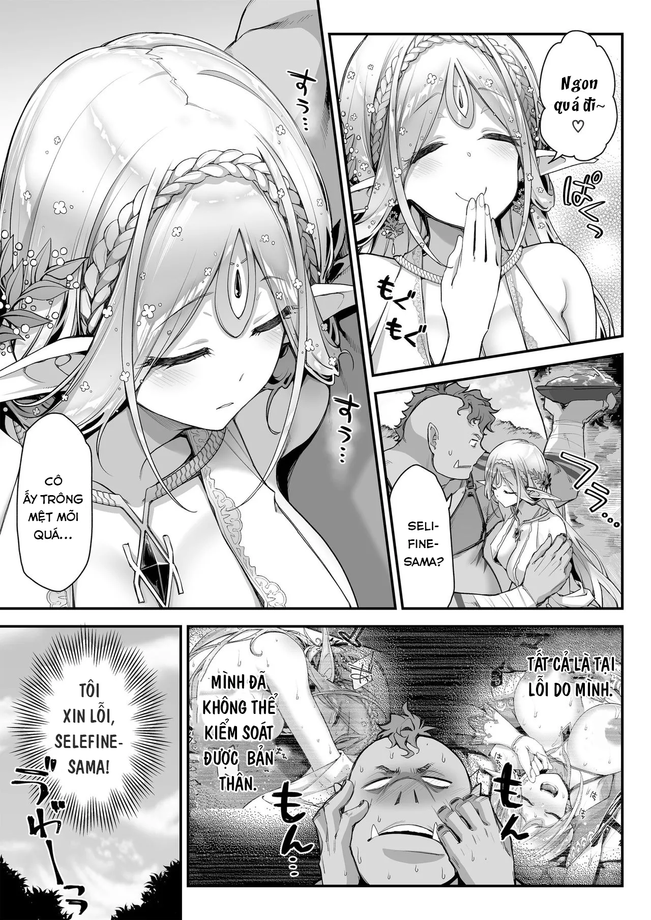 HentaiVN.net - Ảnh 15 - Midara na Elf-san wa Orc-kun ga Osuki [Lewd Elf Likes Orc-kun ; 淫らなエルフさんはオークくんがお好き] - Chap 1
