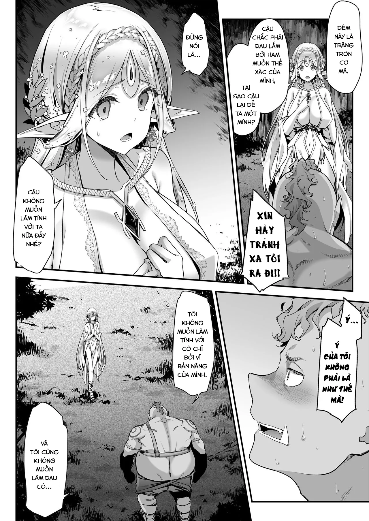 HentaiVN.net - Ảnh 18 - Midara na Elf-san wa Orc-kun ga Osuki [Lewd Elf Likes Orc-kun ; 淫らなエルフさんはオークくんがお好き] - Chap 1