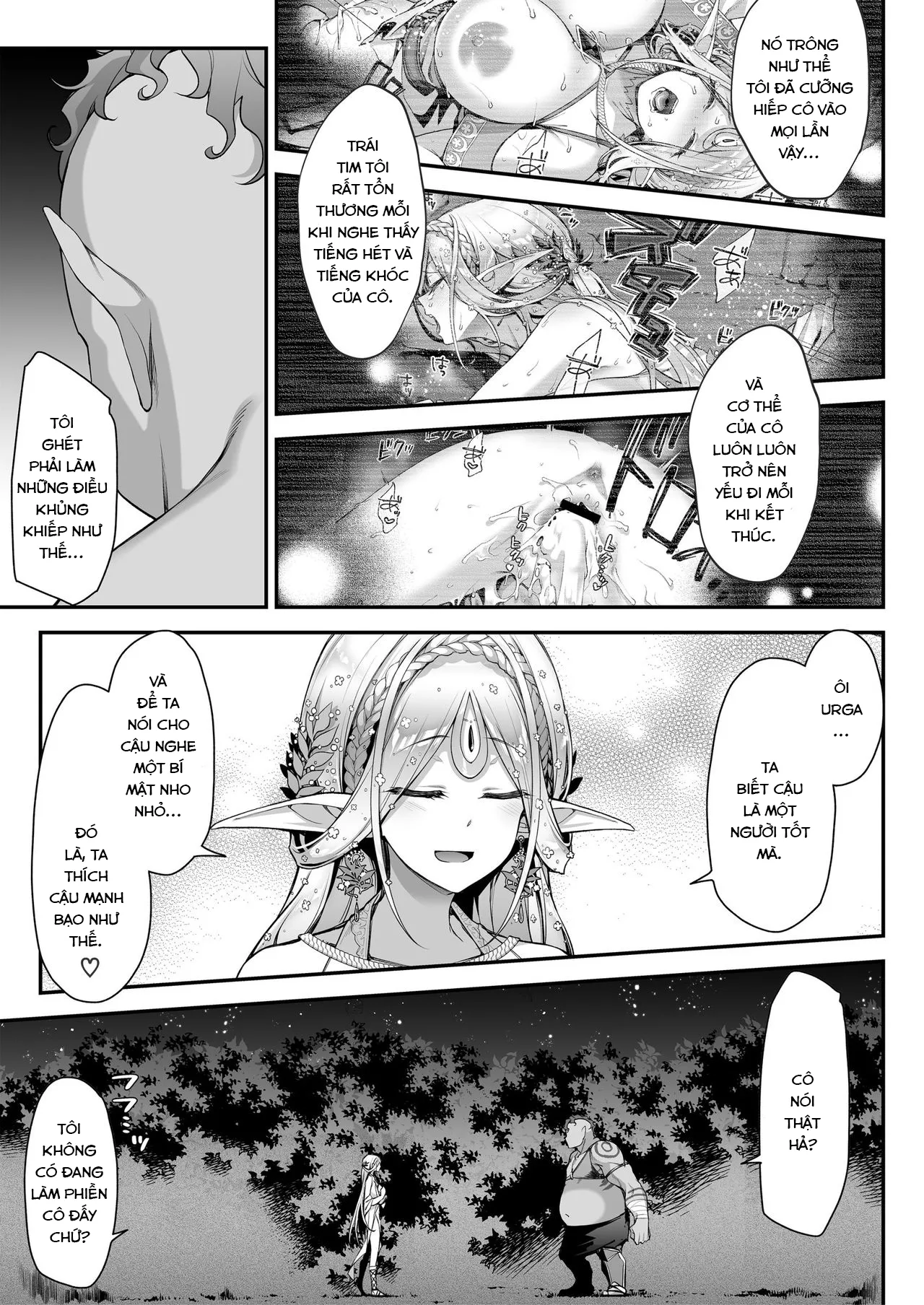HentaiVN.net - Ảnh 19 - Midara na Elf-san wa Orc-kun ga Osuki [Lewd Elf Likes Orc-kun ; 淫らなエルフさんはオークくんがお好き] - Chap 1