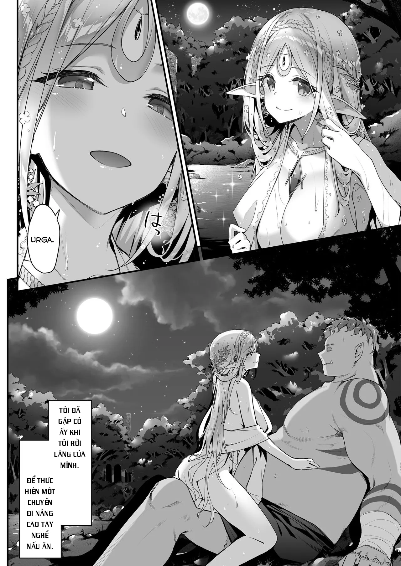 HentaiVN.net - Ảnh 4 - Midara na Elf-san wa Orc-kun ga Osuki [Lewd Elf Likes Orc-kun ; 淫らなエルフさんはオークくんがお好き] - Chap 1