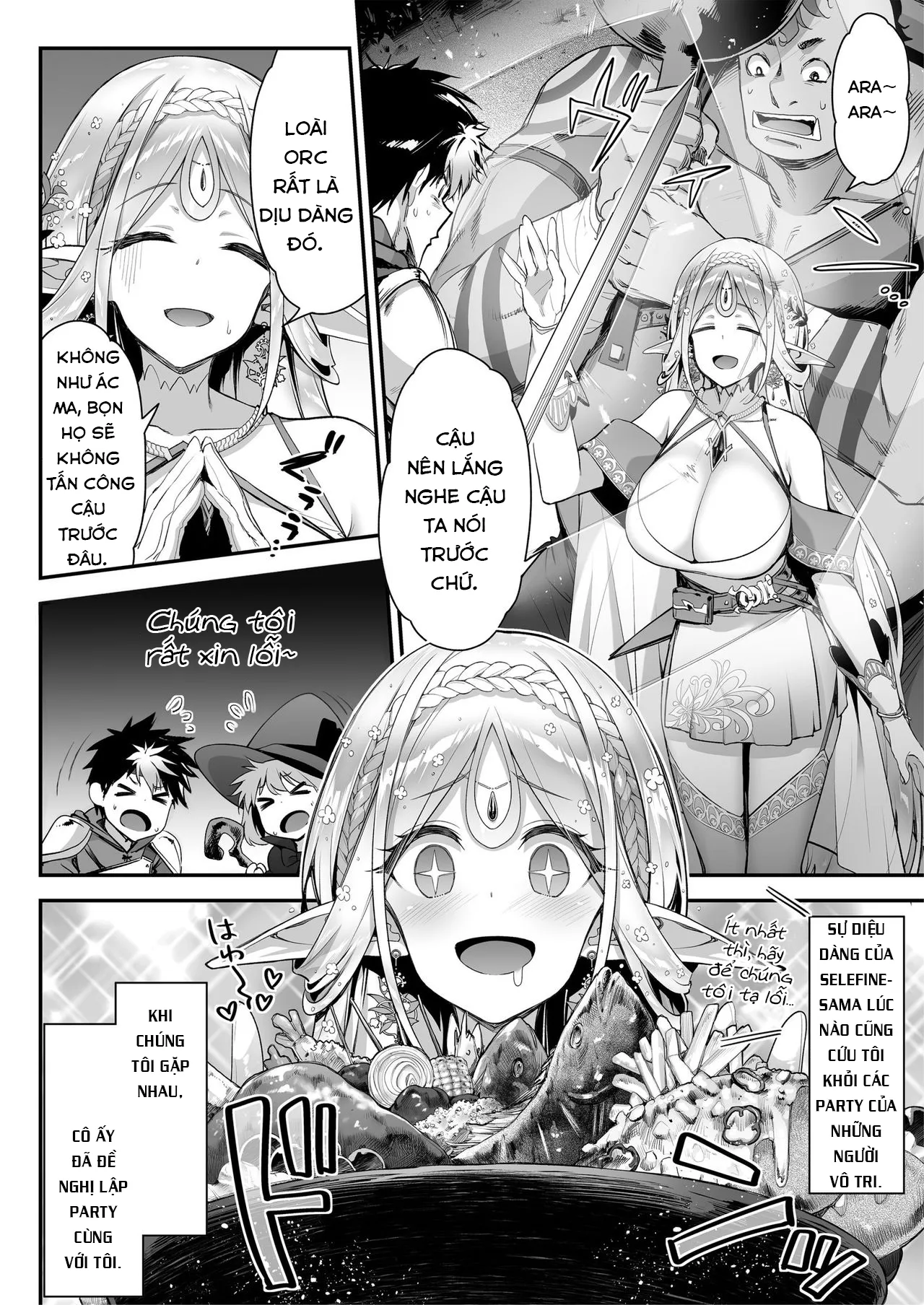 HentaiVN.net - Ảnh 6 - Midara na Elf-san wa Orc-kun ga Osuki [Lewd Elf Likes Orc-kun ; 淫らなエルフさんはオークくんがお好き] - Chap 1