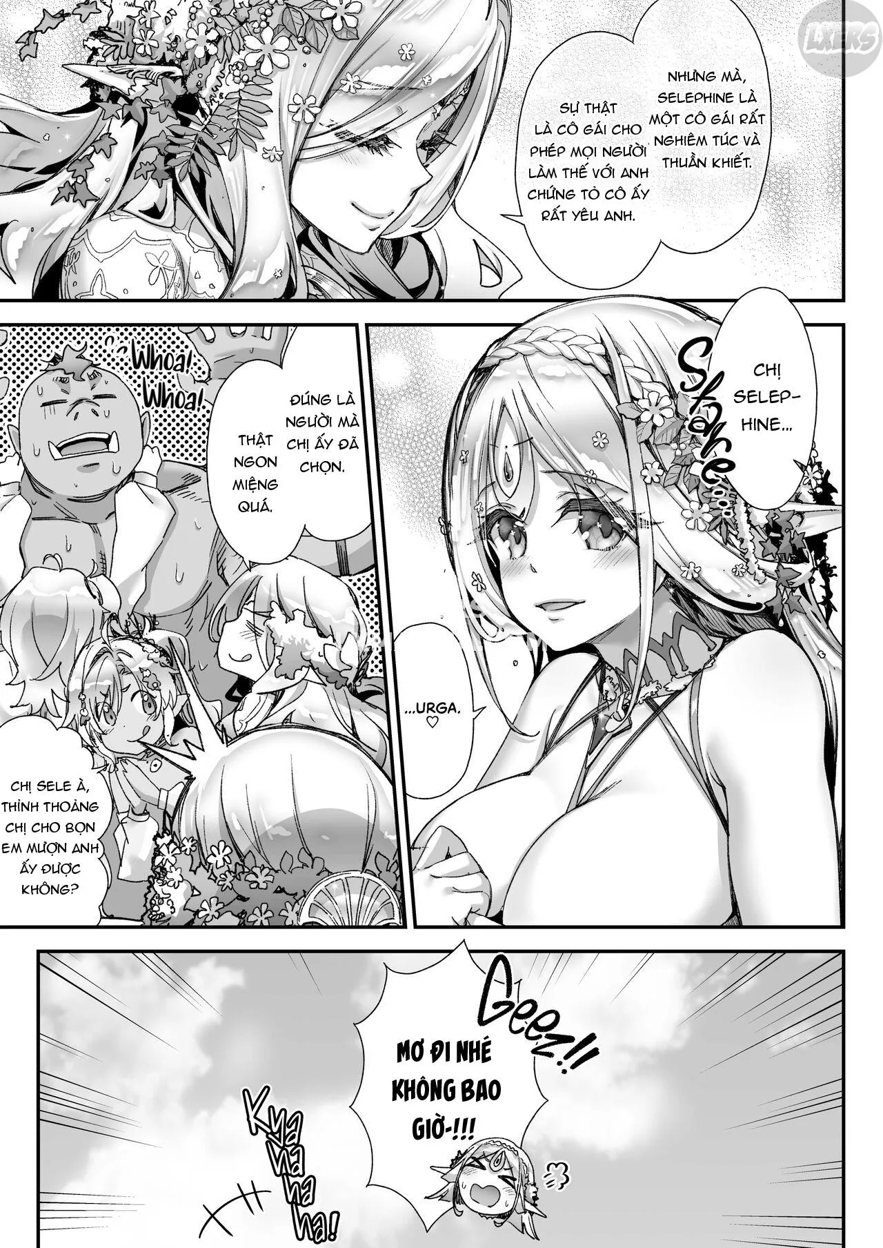 HentaiVN.net - Ảnh 41 - Midara na Elf-san wa Orc-kun ga Osuki [Lewd Elf Likes Orc-kun ; 淫らなエルフさんはオークくんがお好き] - Chap 2 - [END]