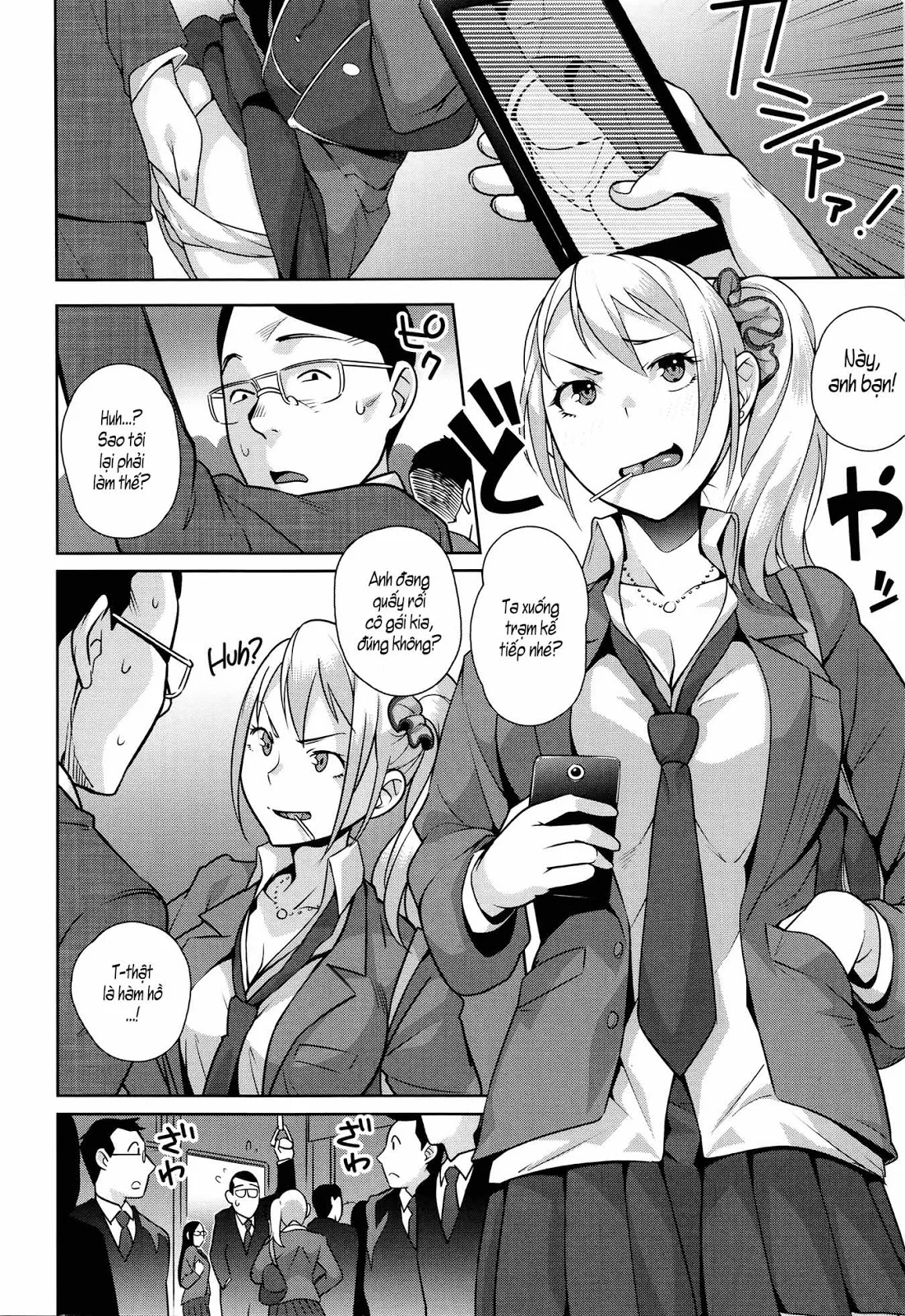 HentaiVN.net - Ảnh 8 - Horny! Cheeky JK [Hatsujou! Namaiki JK] - Chap 1