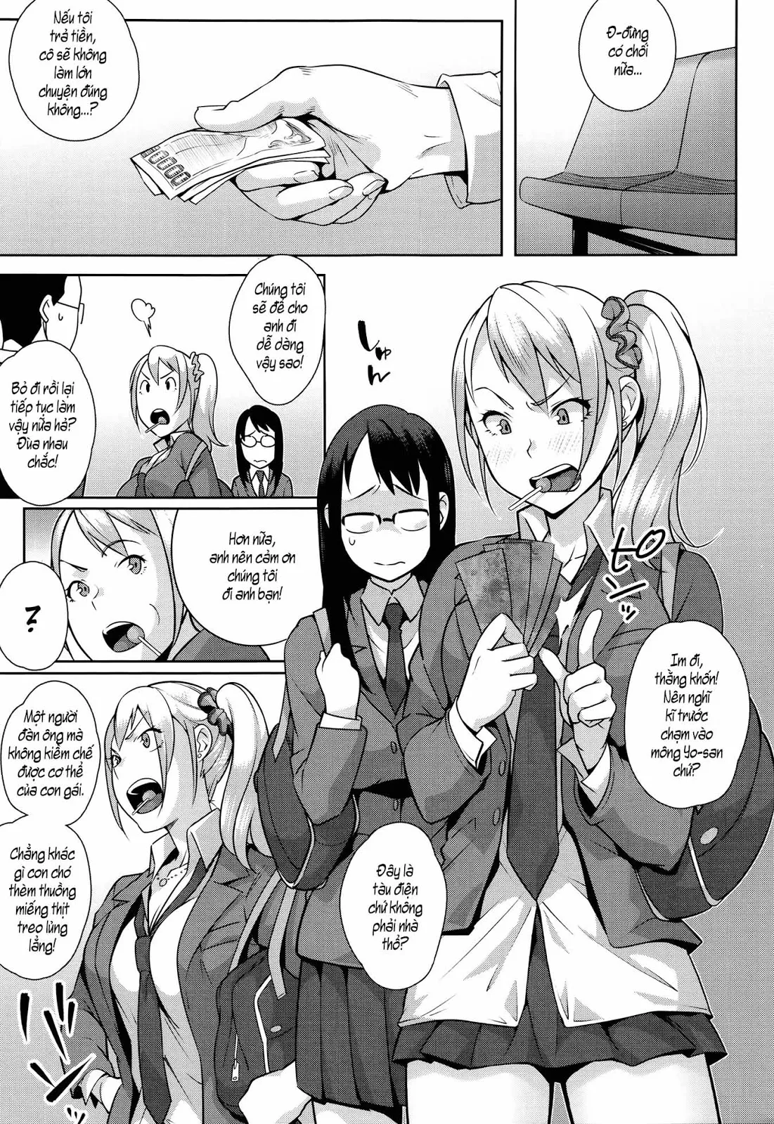 HentaiVN.net - Ảnh 9 - Horny! Cheeky JK [Hatsujou! Namaiki JK] - Chap 1