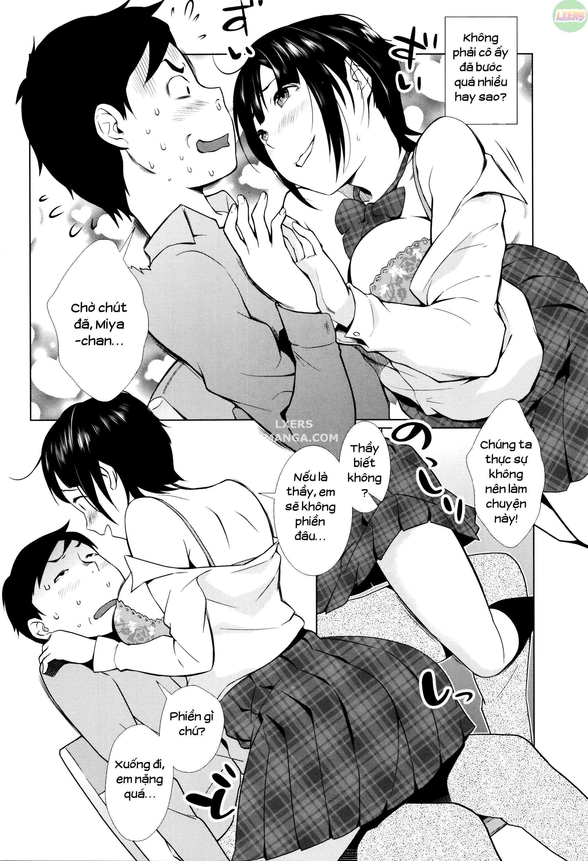 HentaiVN.net - Ảnh 5 - Horny! Cheeky JK [Hatsujou! Namaiki JK] - Chap 8
