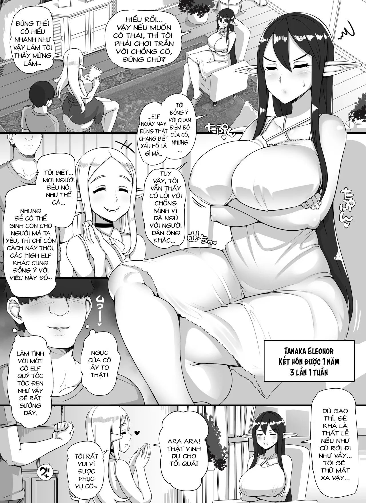 HentaiVN.net - Ảnh 4 - Ningen Danna Mochi Hitozuma Elf Muke Ninkatsu Salon e Youkoso - Chap 2