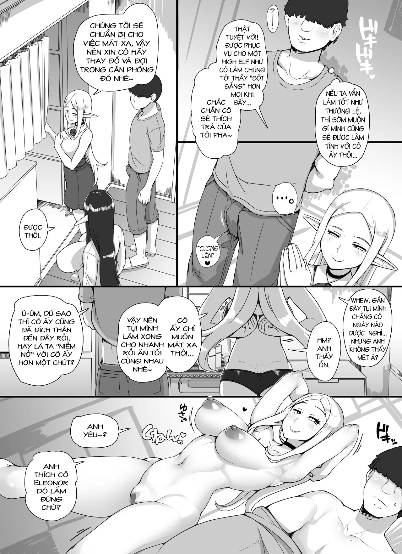 HentaiVN.net - Ảnh 5 - Ningen Danna Mochi Hitozuma Elf Muke Ninkatsu Salon e Youkoso - Chap 2
