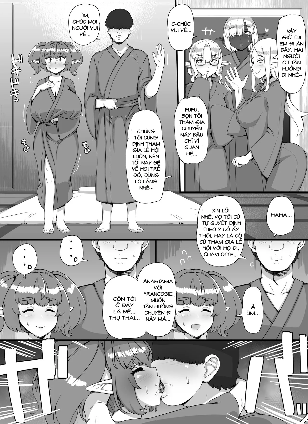 HentaiVN.net - Ảnh 11 - Ningen Danna Mochi Hitozuma Elf Muke Ninkatsu Salon e Youkoso - Chap 3 (end)