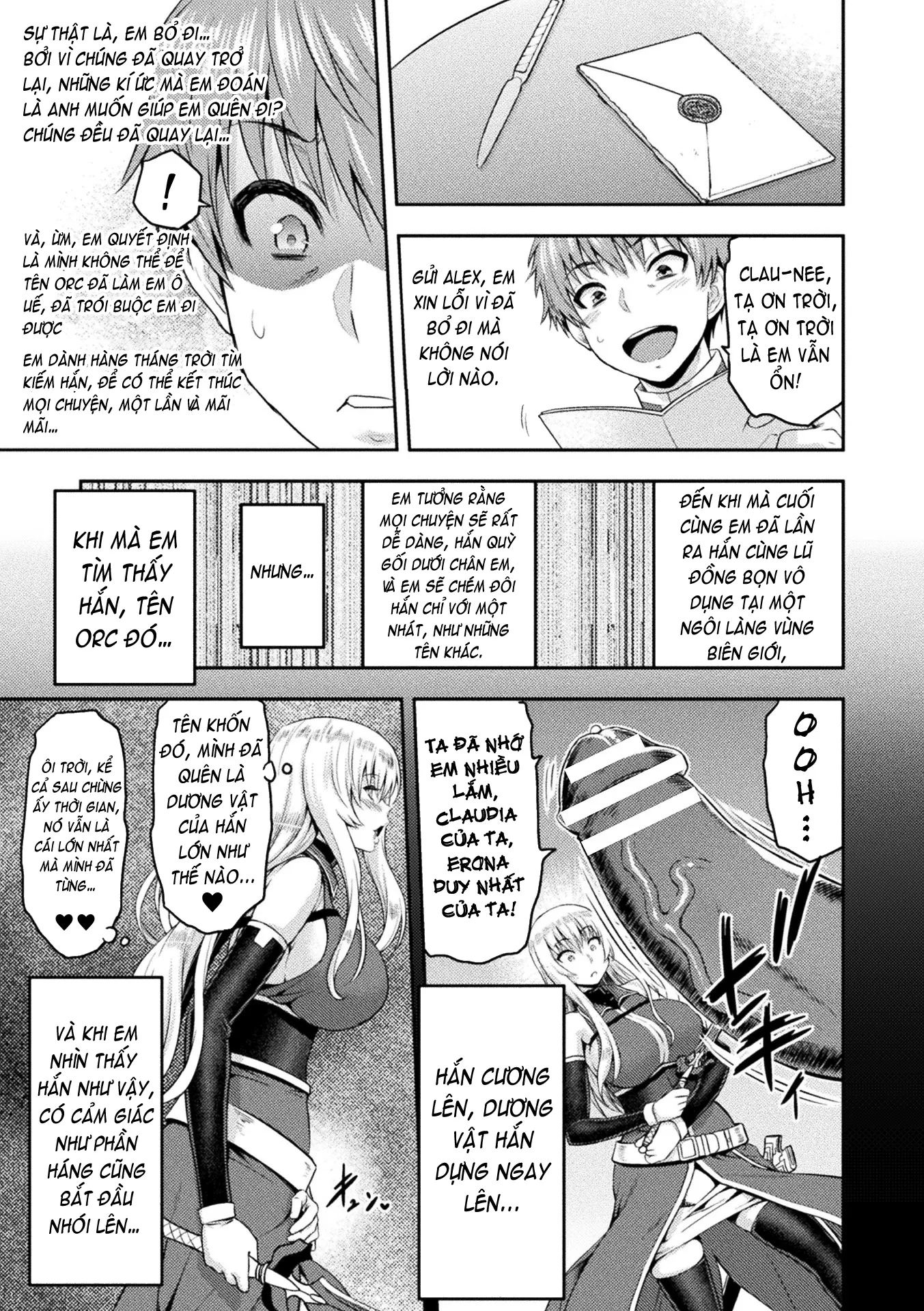 HentaiVN.net - Ảnh 7 - Erona ~Orc No Inmon Ni Okasareta Onna Kishi No Matsuro~ [Erona ~The Fall Of A Beautiful Knight Cursed With The Lewd Mark Of An Orc~; rona-OrcnoInmonni Okasareta Onna Kishino Matsuro] - Chap 7 - END