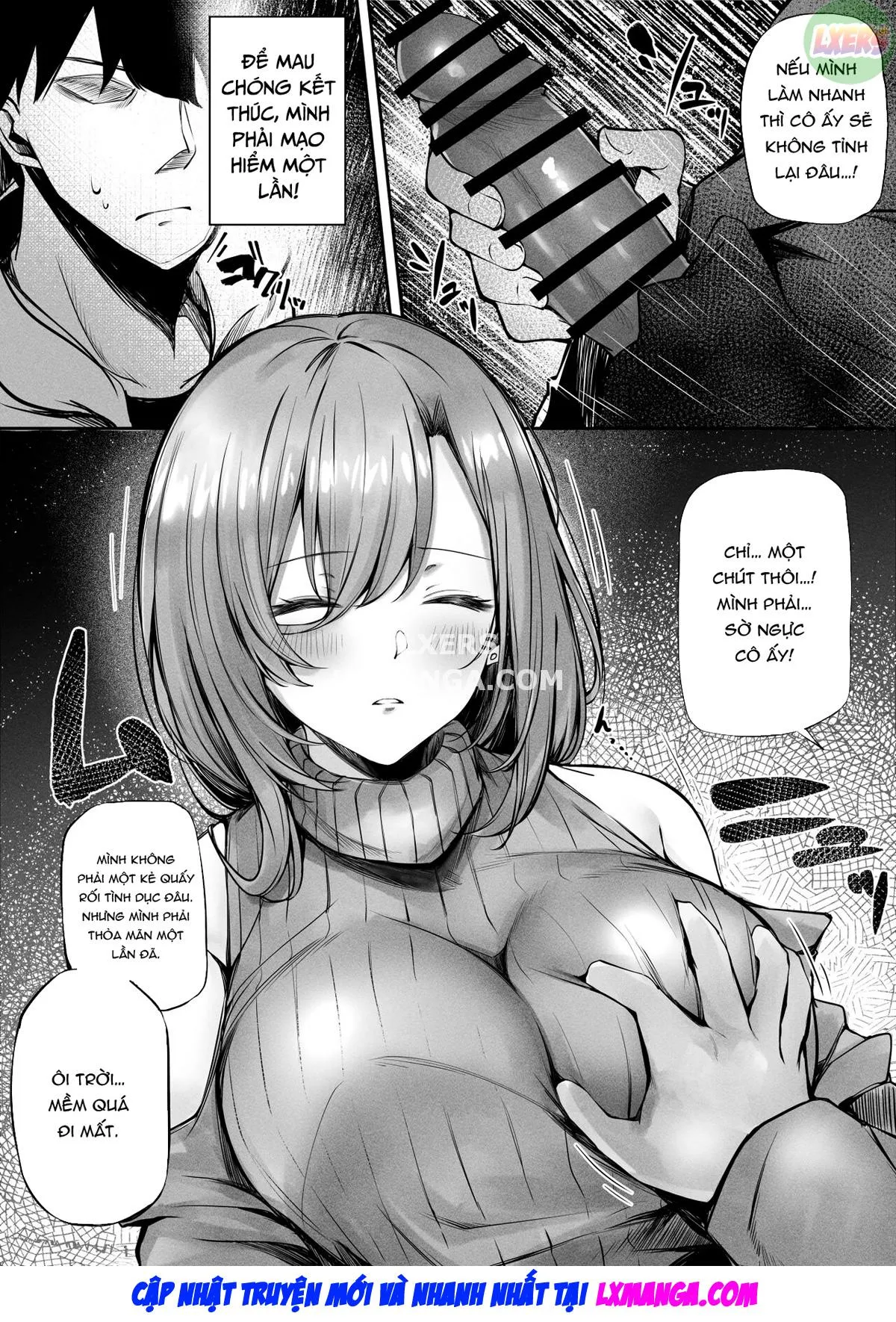 HentaiVN.net - Ảnh 13 - The Lady Next To Me Was Too Lewd I Masturbated And She Secretly Helped Me Out [Tonari No Oneesan Ga Ero Sugite Shikottetara Kossori Nuite Kureta Hanashi] - Oneshot