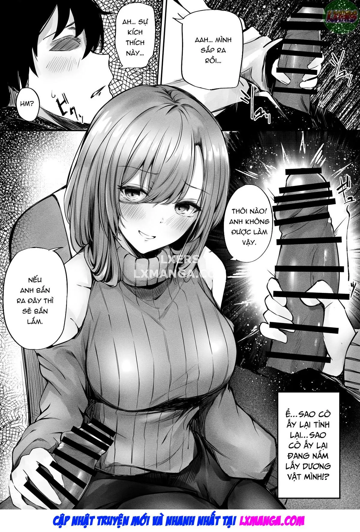 HentaiVN.net - Ảnh 14 - The Lady Next To Me Was Too Lewd I Masturbated And She Secretly Helped Me Out [Tonari No Oneesan Ga Ero Sugite Shikottetara Kossori Nuite Kureta Hanashi] - Oneshot