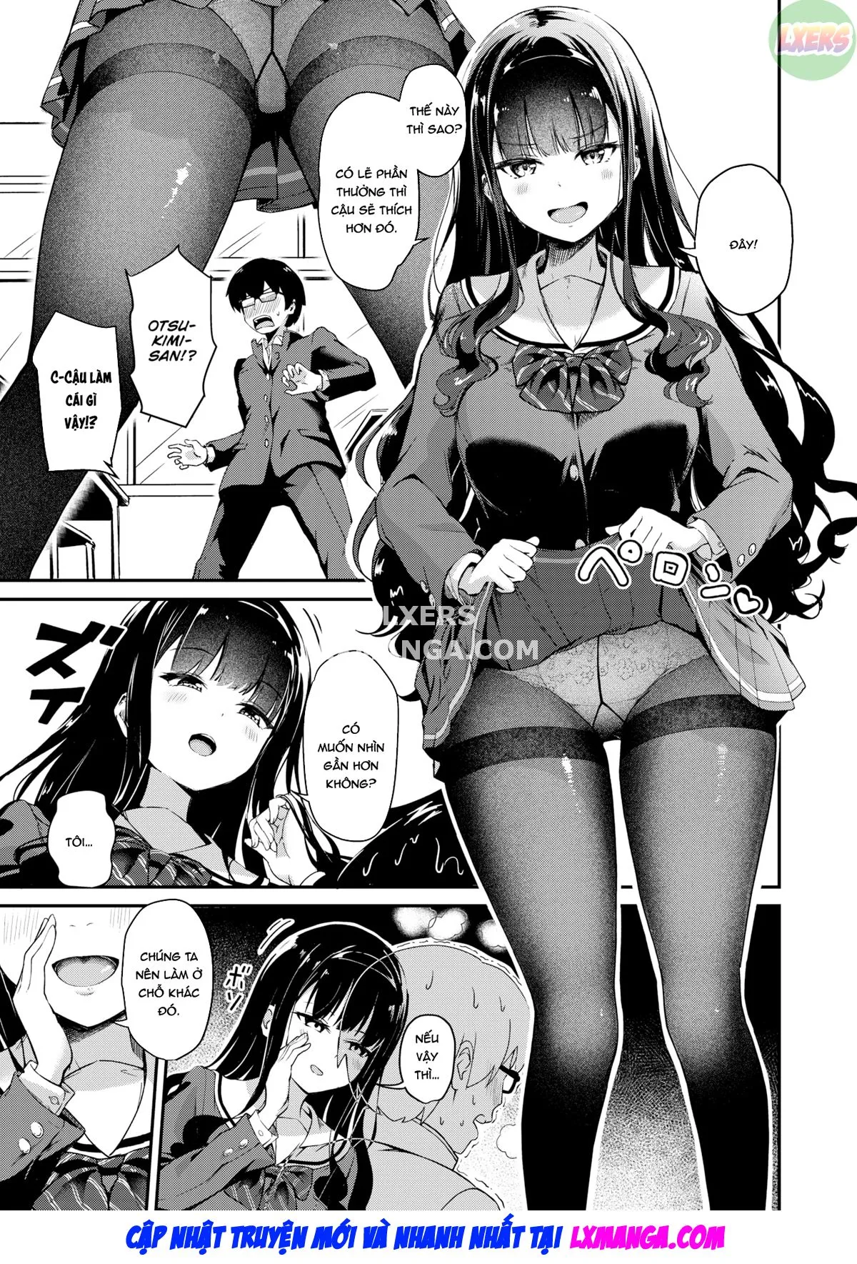 HentaiVN.net - Ảnh 10 - Otsukimi-san wa Benkyou ga Dekinai - Oneshot