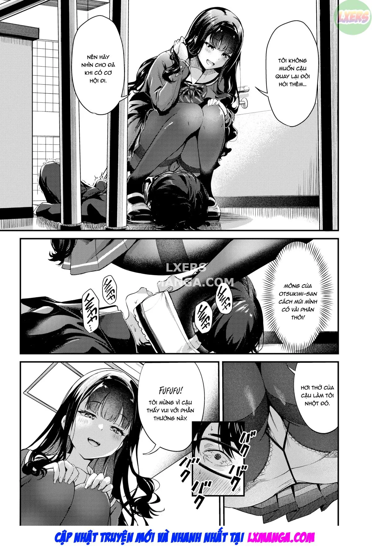 HentaiVN.net - Ảnh 12 - Otsukimi-san wa Benkyou ga Dekinai - Oneshot