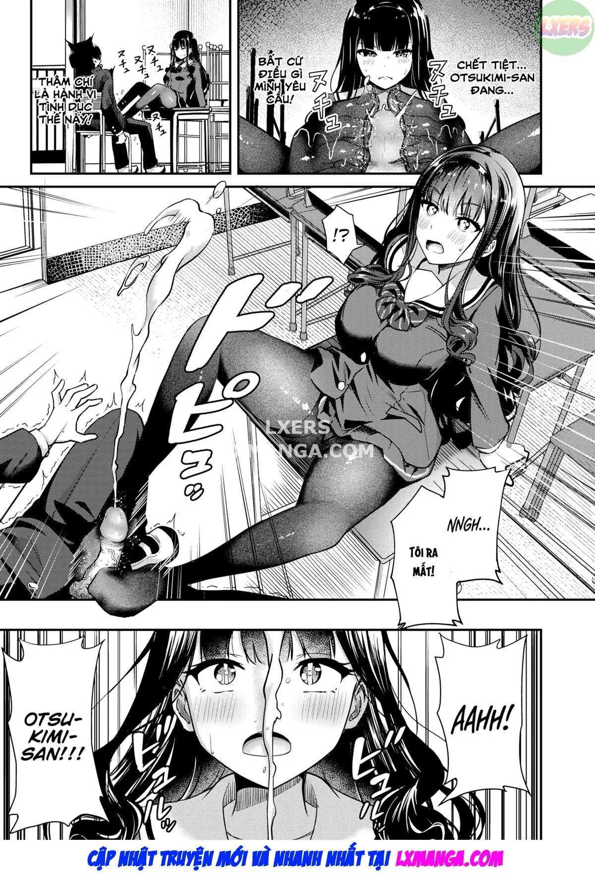 HentaiVN.net - Ảnh 16 - Otsukimi-san wa Benkyou ga Dekinai - Oneshot