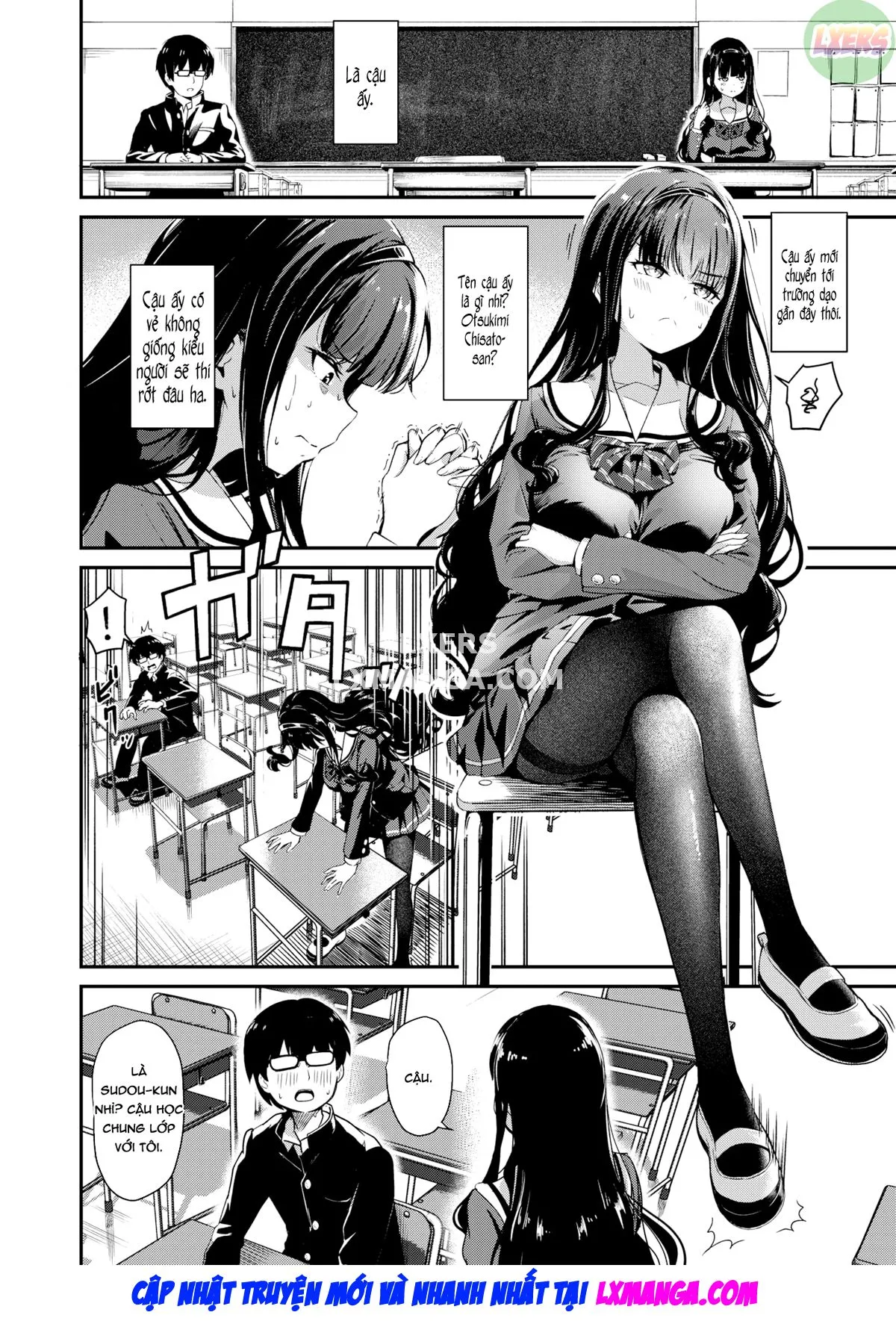 HentaiVN.net - Ảnh 5 - Otsukimi-san wa Benkyou ga Dekinai - Oneshot
