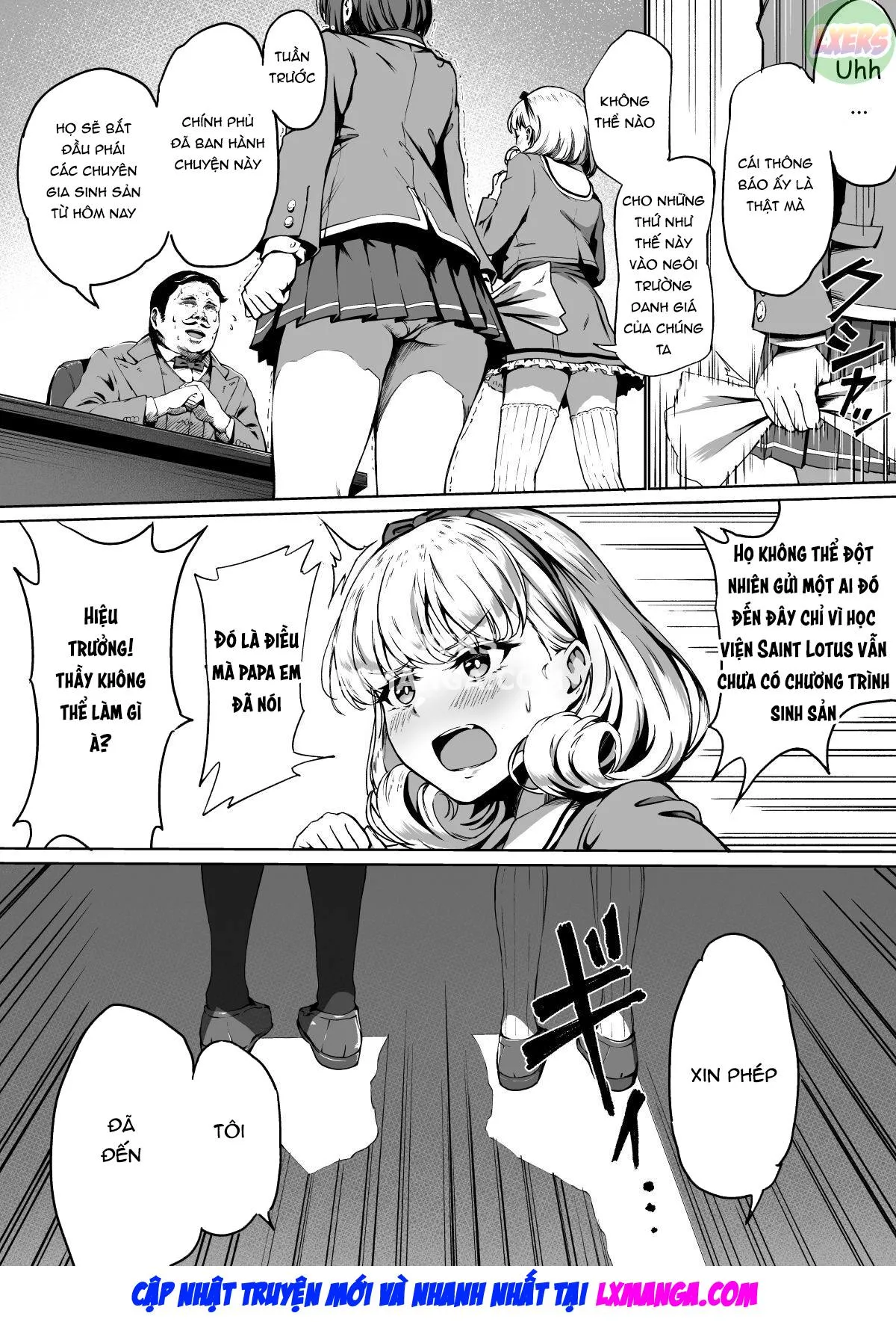 HentaiVN.net - Ảnh 10 - Free Mating Academy [Tanetsuke Jiyuu Gakuen] - Chap 1