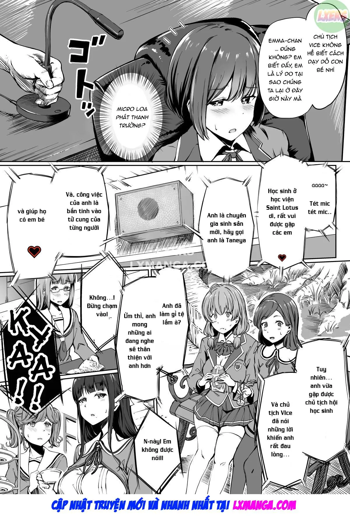 HentaiVN.net - Ảnh 15 - Free Mating Academy [Tanetsuke Jiyuu Gakuen] - Chap 1