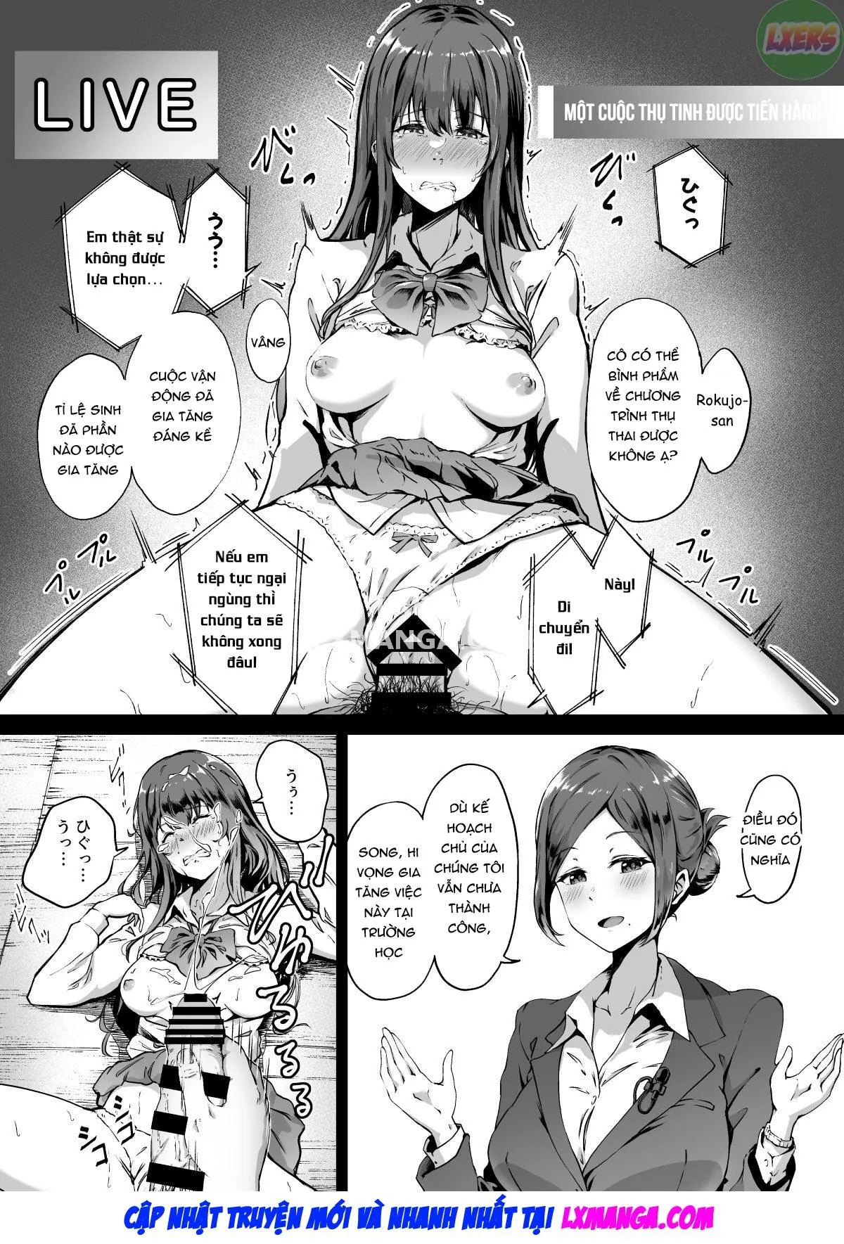 HentaiVN.net - Ảnh 6 - Free Mating Academy [Tanetsuke Jiyuu Gakuen] - Chap 1