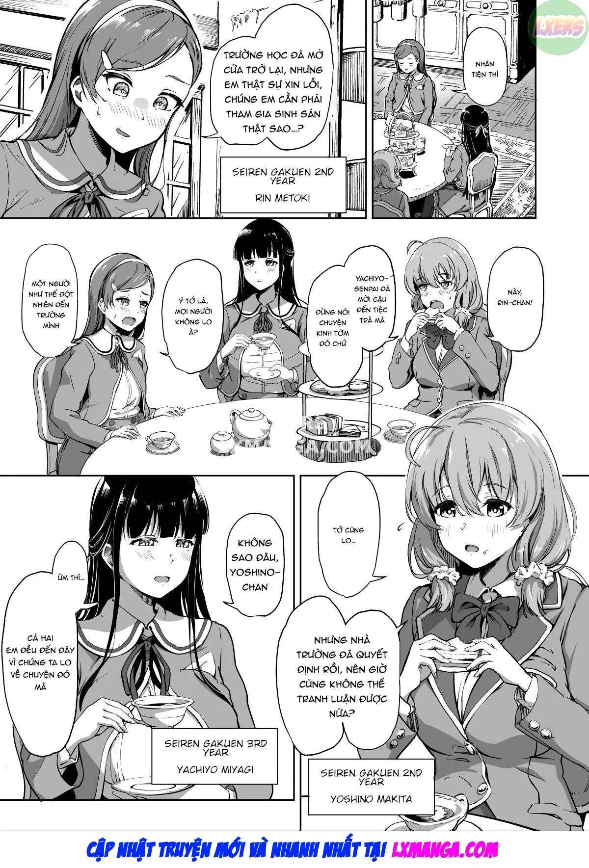 HentaiVN.net - Ảnh 5 - Free Mating Academy [Tanetsuke Jiyuu Gakuen] - Chap 2 - [END]