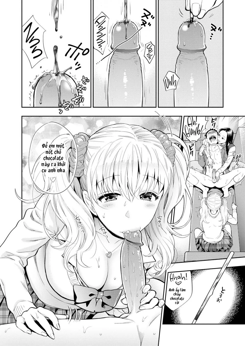 HentaiVN.net - Ảnh 12 - Virgin Little Brother & 3 Sluts ~Maho-chan’s - Oneshot