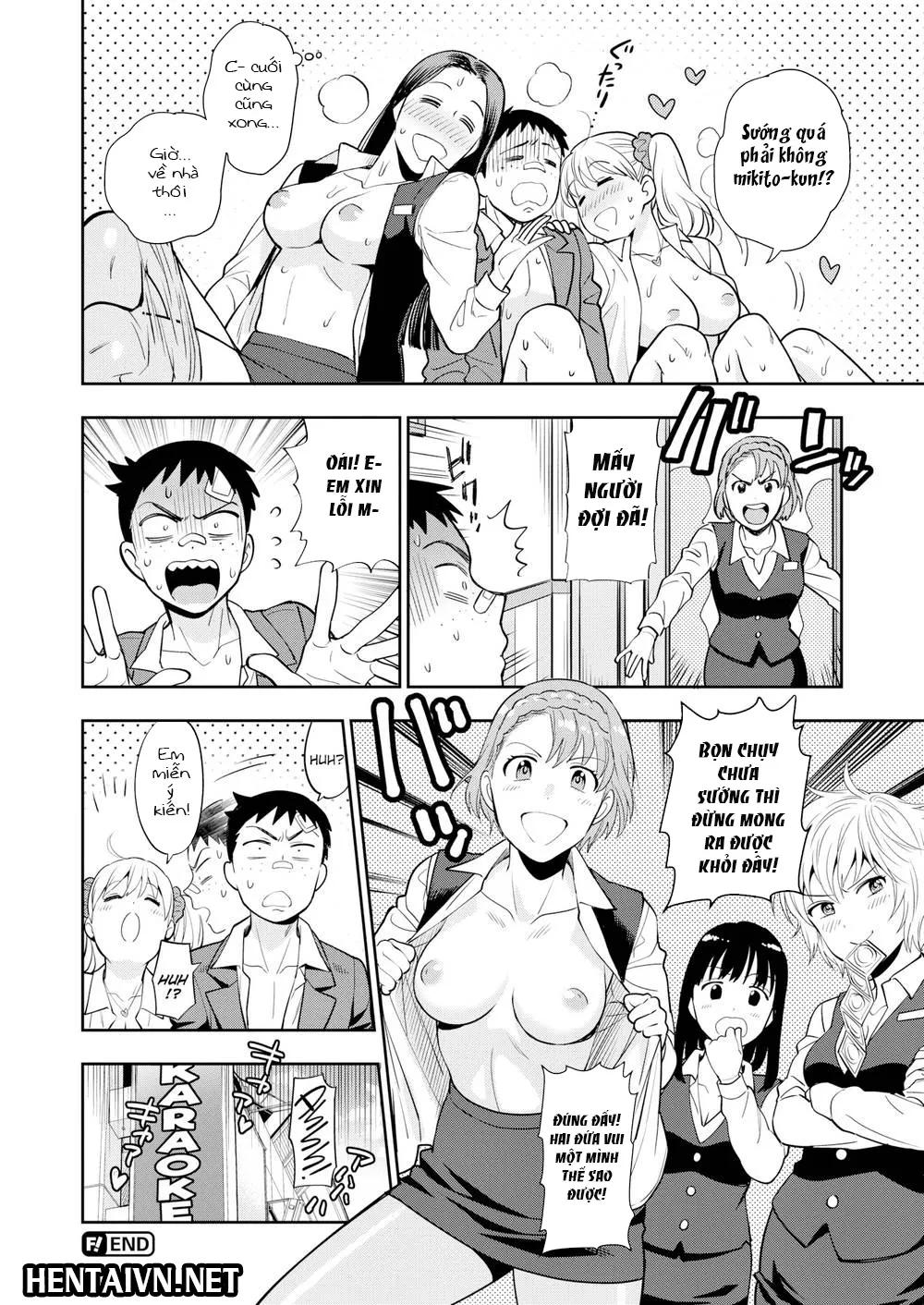 HentaiVN.net - Ảnh 18 - Virgin Little Brother & 3 Sluts ~Maho-chan’s - Oneshot