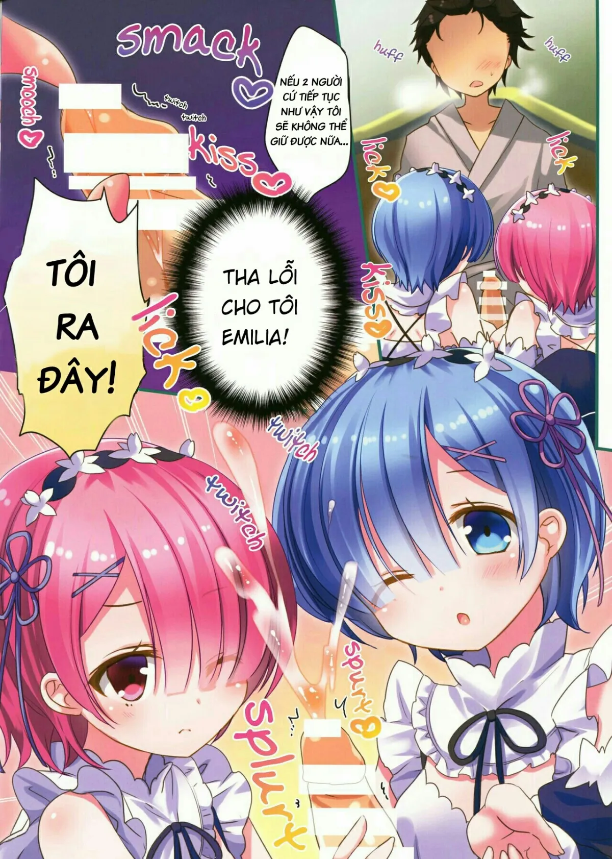 HentaiVN.net - Ảnh 4 - Nhiệm vụ của maid! ( Re:Zero Kara Hajimeru Isekai Seikatsu) [Maid no Oshigoto; Maid's Duty] - Oneshot