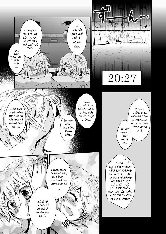 HentaiVN.net - Ảnh 8 - Đêm nay, dù cho ngày mai là tận thế (Vocaloid) [Tonight, with the World Ending Tomorrow] - Oneshot
