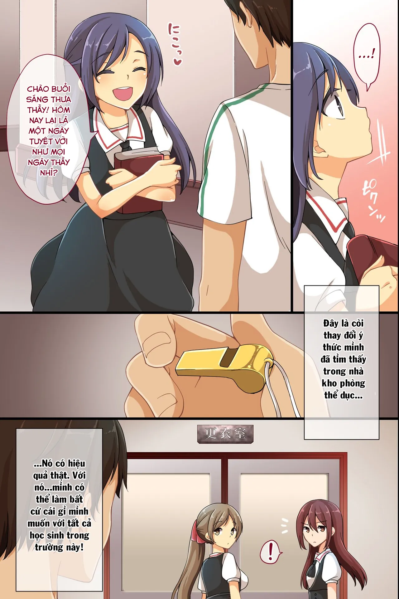 HentaiVN.net - Ảnh 4 - Joushiki Henkan Whistle - Minna no Joushiki o Kaete Shimaeba Ecchi na Koto o Yaritai Houdai [Common Sense Changing Whistle] - Chap 1