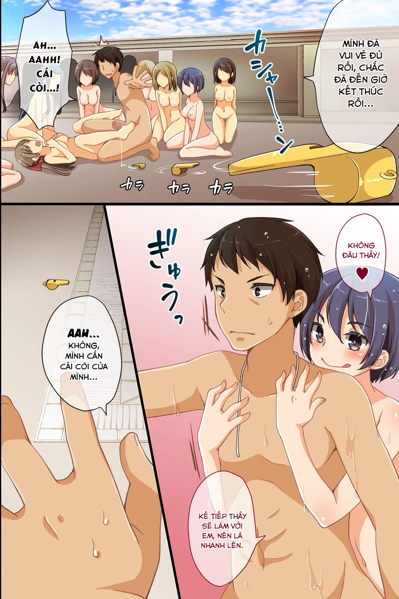 HentaiVN.net - Ảnh 34 - Joushiki Henkan Whistle - Minna no Joushiki o Kaete Shimaeba Ecchi na Koto o Yaritai Houdai [Common Sense Changing Whistle] - Chap 2