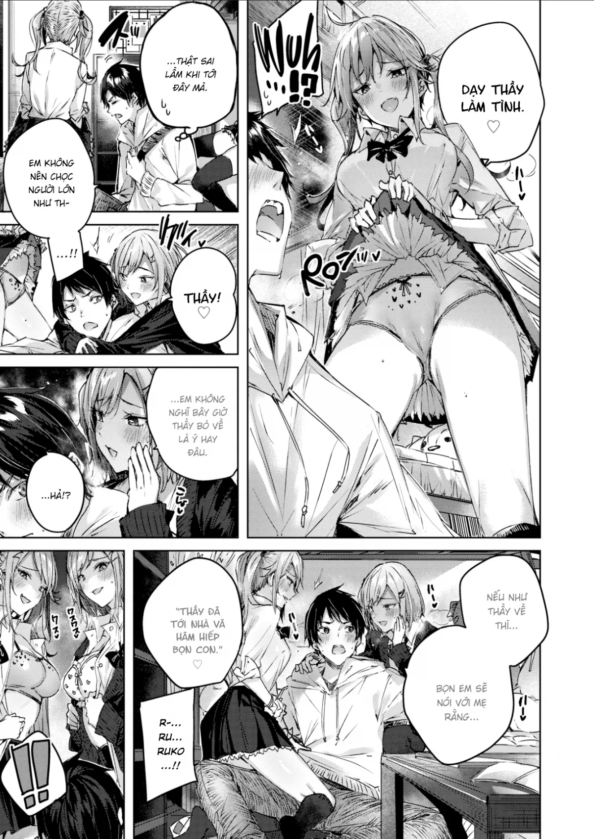 HentaiVN.net - Ảnh 5 - Chị Em Phiền Phức [Pestering Twins] - Oneshot