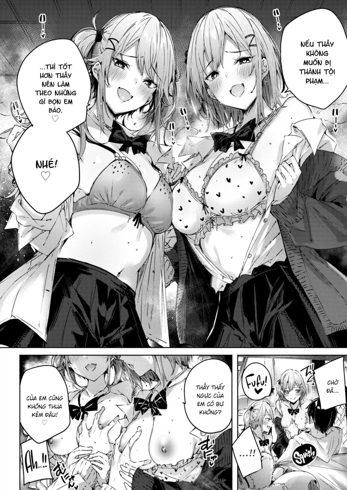 HentaiVN.net - Ảnh 6 - Chị Em Phiền Phức [Pestering Twins] - Oneshot