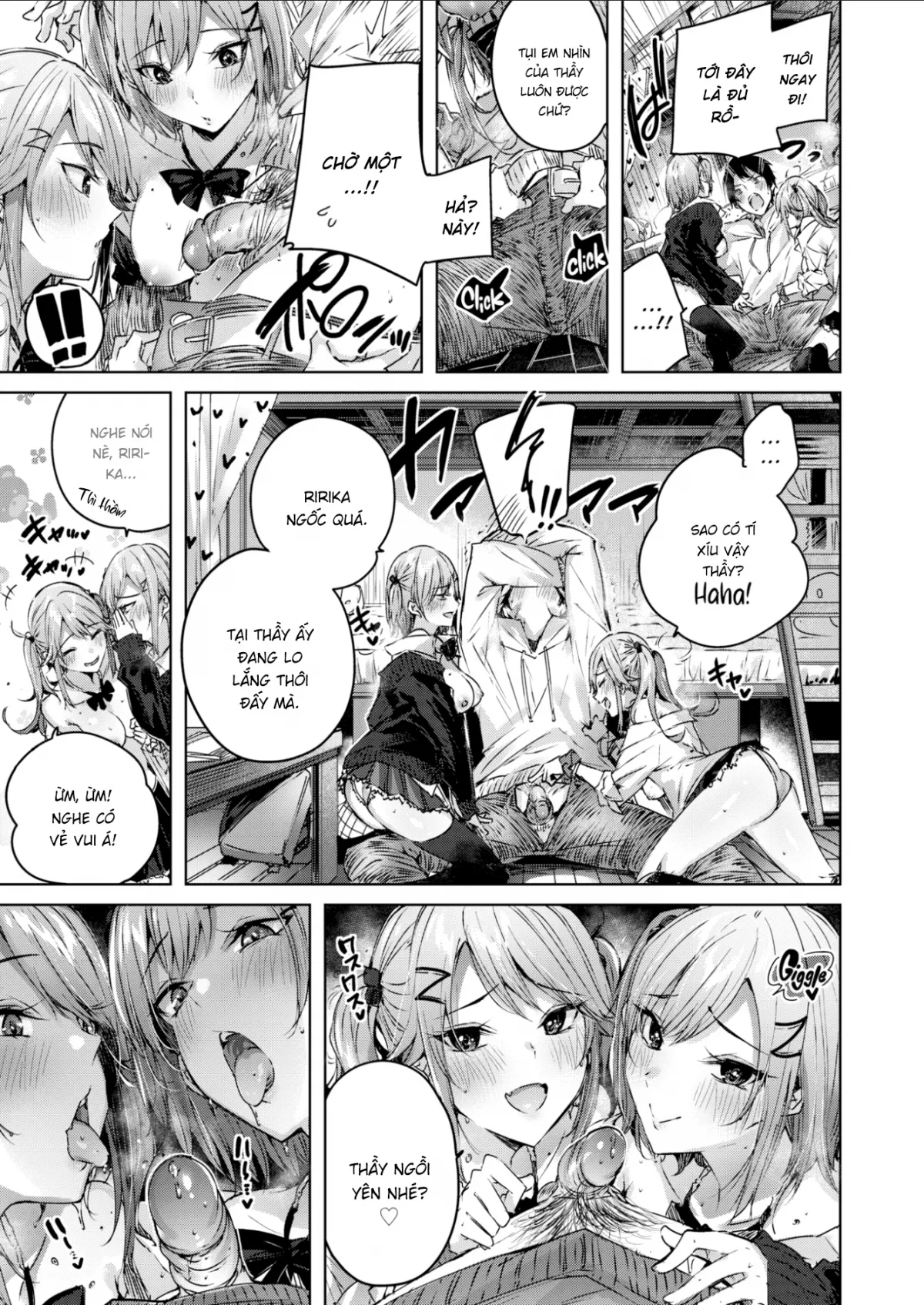 HentaiVN.net - Ảnh 7 - Chị Em Phiền Phức [Pestering Twins] - Oneshot