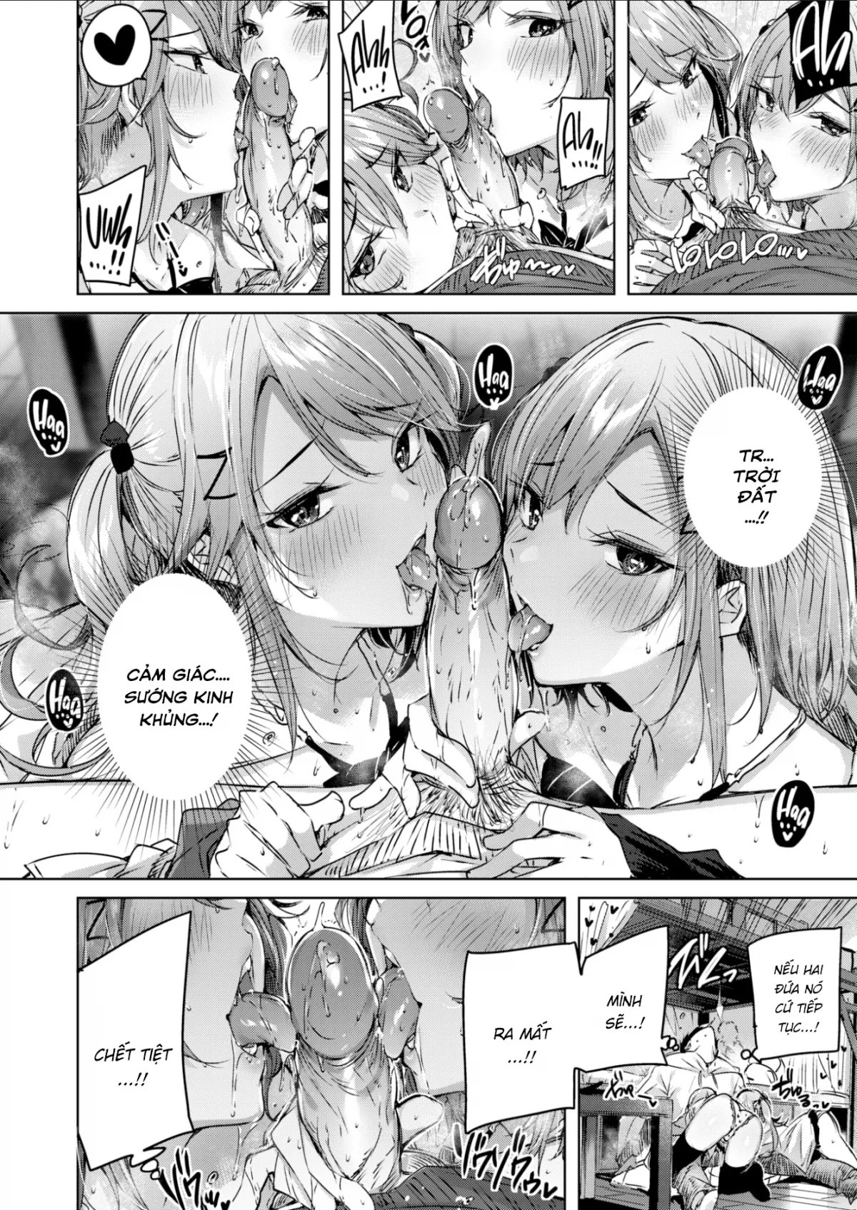 HentaiVN.net - Ảnh 8 - Chị Em Phiền Phức [Pestering Twins] - Oneshot