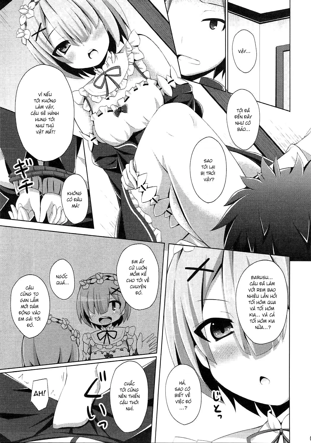 HentaiVN.net - Ảnh 8 - A Subaru-kun Ecchi Shimasu? Chotto Barusu Nani Jiro Jiro Miten no yo (Re:Zero Kara Hajimeru Isekai Seikatsu) - Oneshot