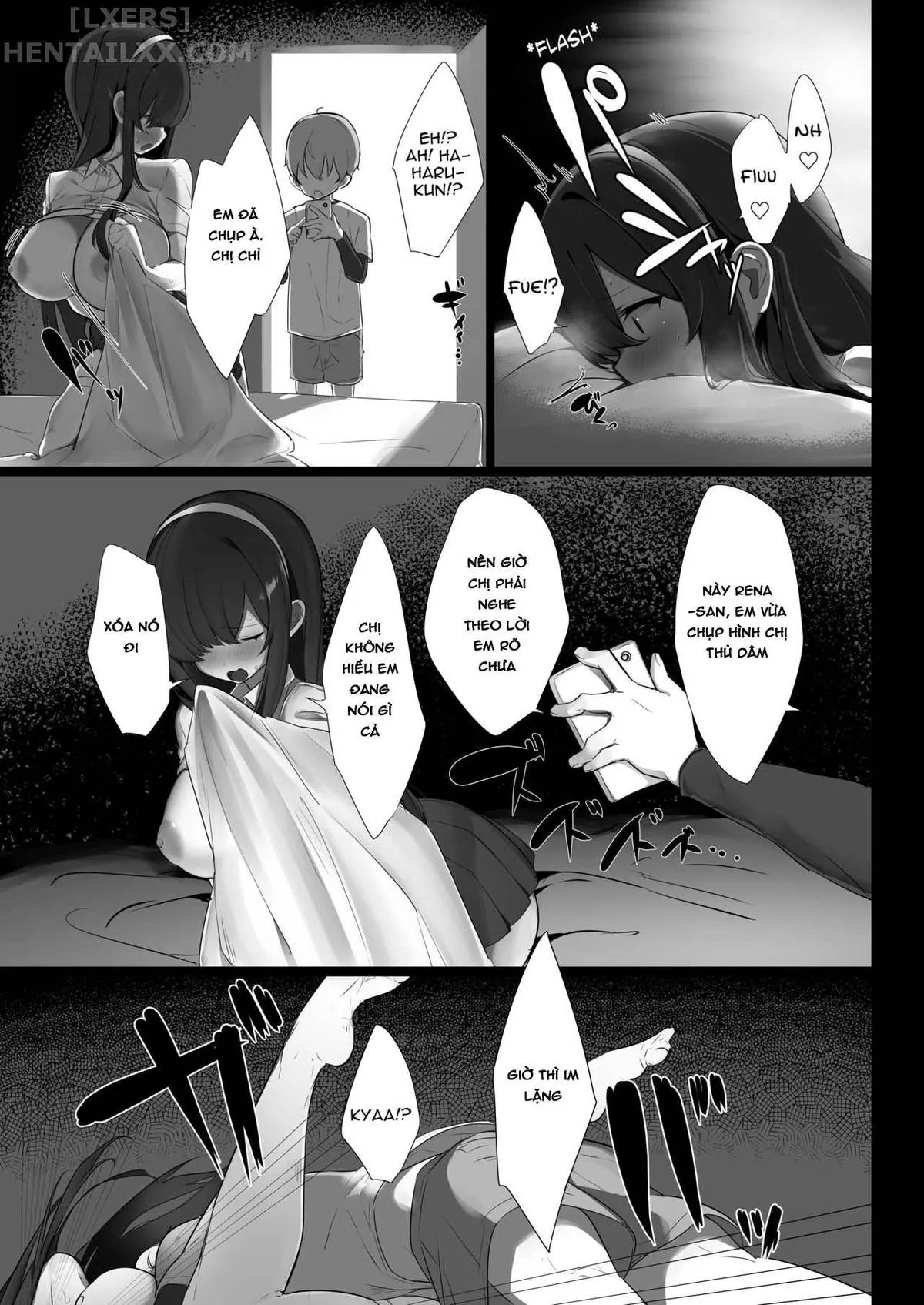 HentaiVN.net - Ảnh 9 - Haru-Kun To Odosare Futago - Oneshot