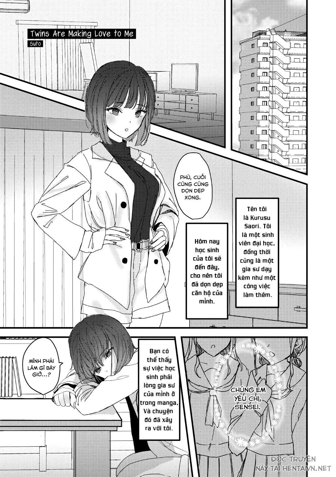 HentaiVN.net - Ảnh 3 - Twins Are Making Love to Me [Futago ni Aisareteimasu; 双子に愛されています] - Oneshot