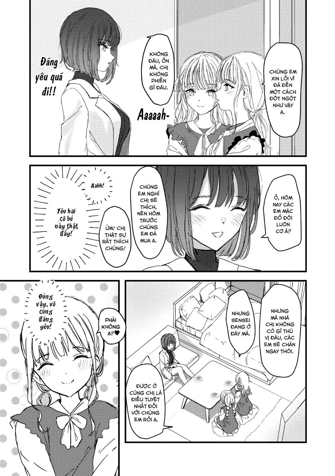 HentaiVN.net - Ảnh 5 - Twins Are Making Love to Me [Futago ni Aisareteimasu; 双子に愛されています] - Oneshot