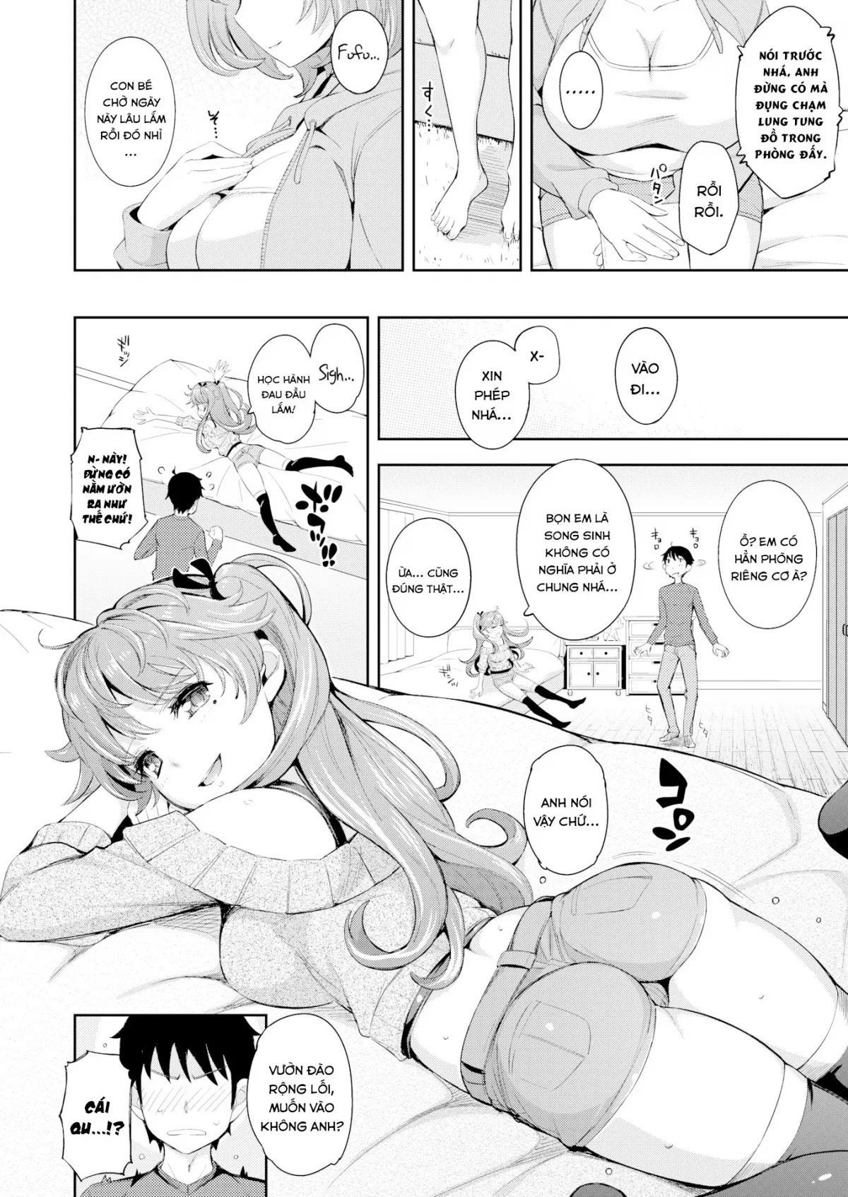 HentaiVN.net - Ảnh 8 - Twins ☆ Scramble - Chương 1