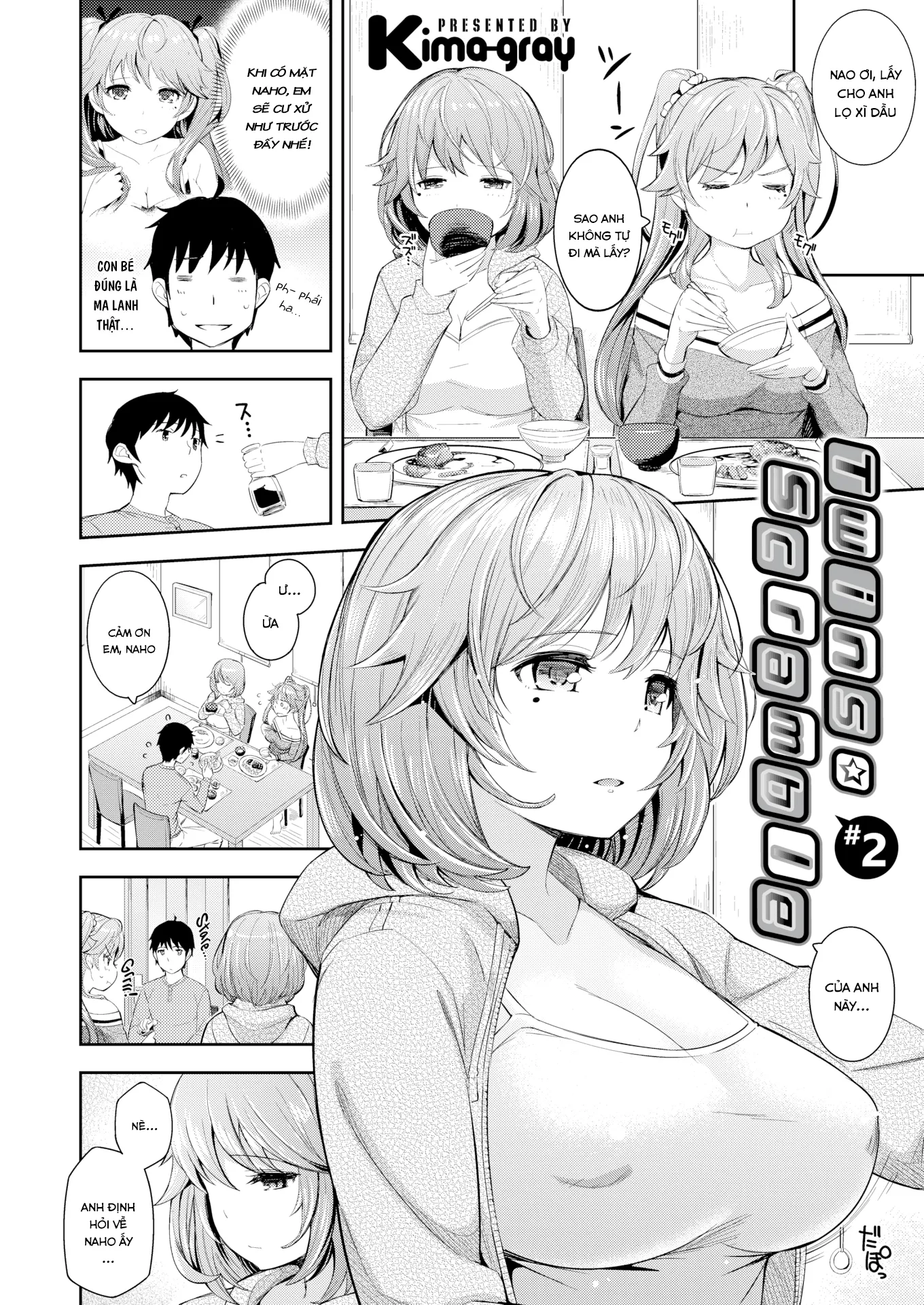 HentaiVN.net - Ảnh 4 - Twins ☆ Scramble - Chương 2