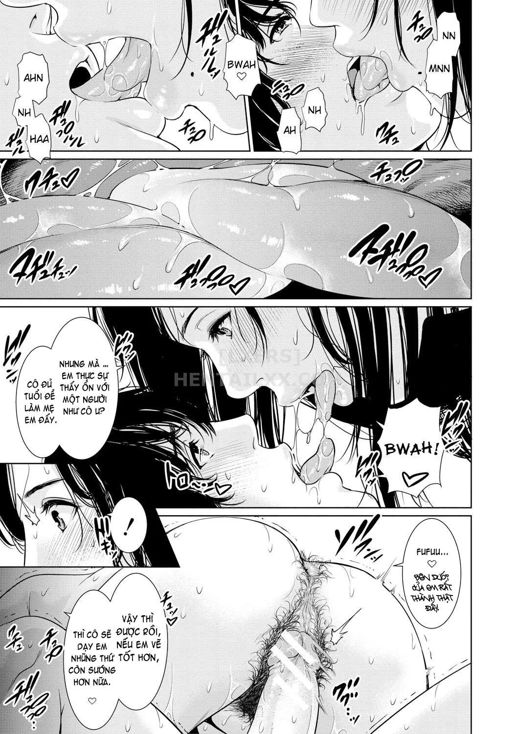 HentaiVN.net - Ảnh 39 - Sensei wa Seiyoku o Osaerarenai [Insatiably Lustful Teachers] - Chap 1 - Let me Sketch you!