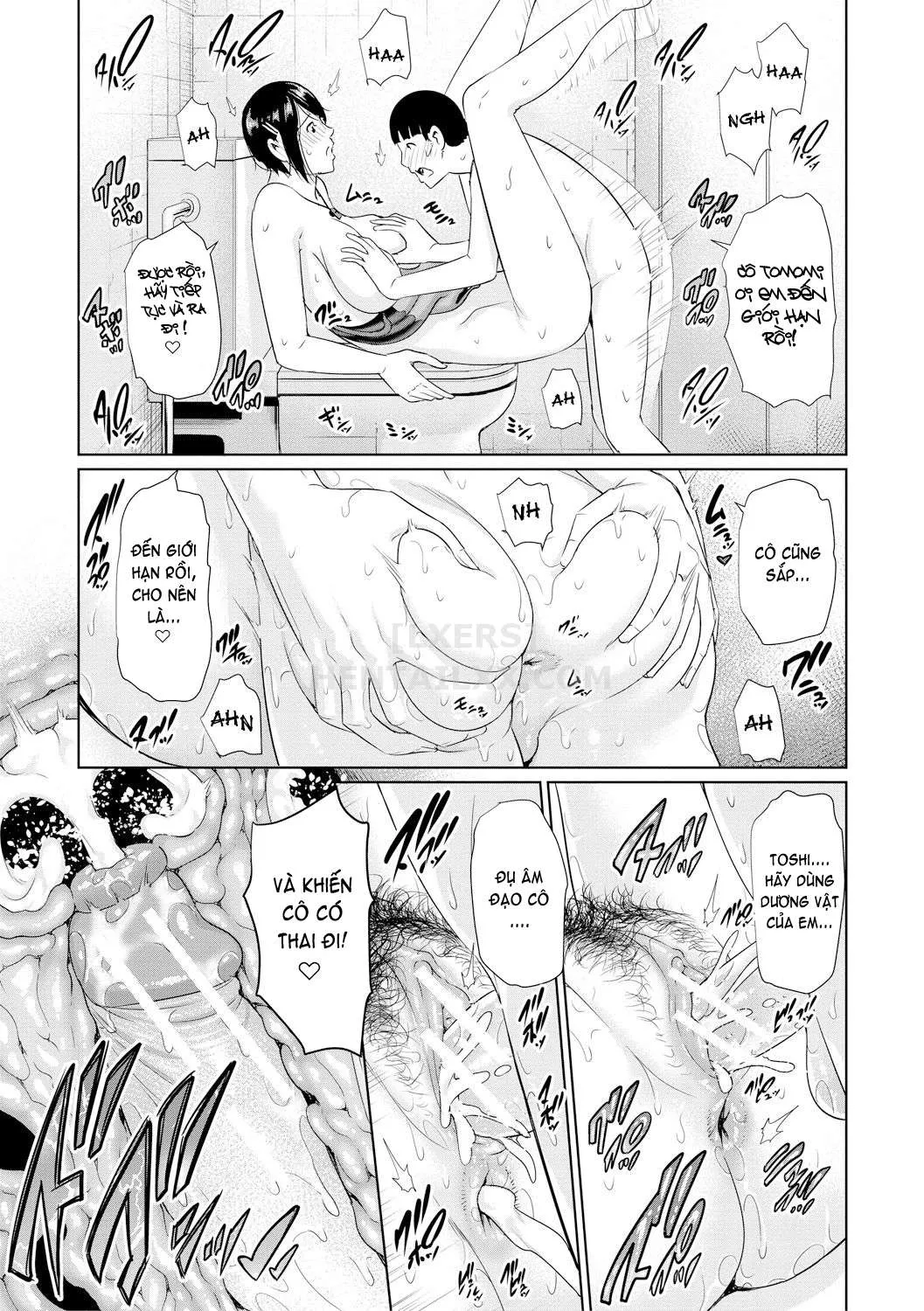 HentaiVN.net - Ảnh 33 - Sensei wa Seiyoku o Osaerarenai [Insatiably Lustful Teachers] - Chap 2 - Tomomi - senseis secret training session