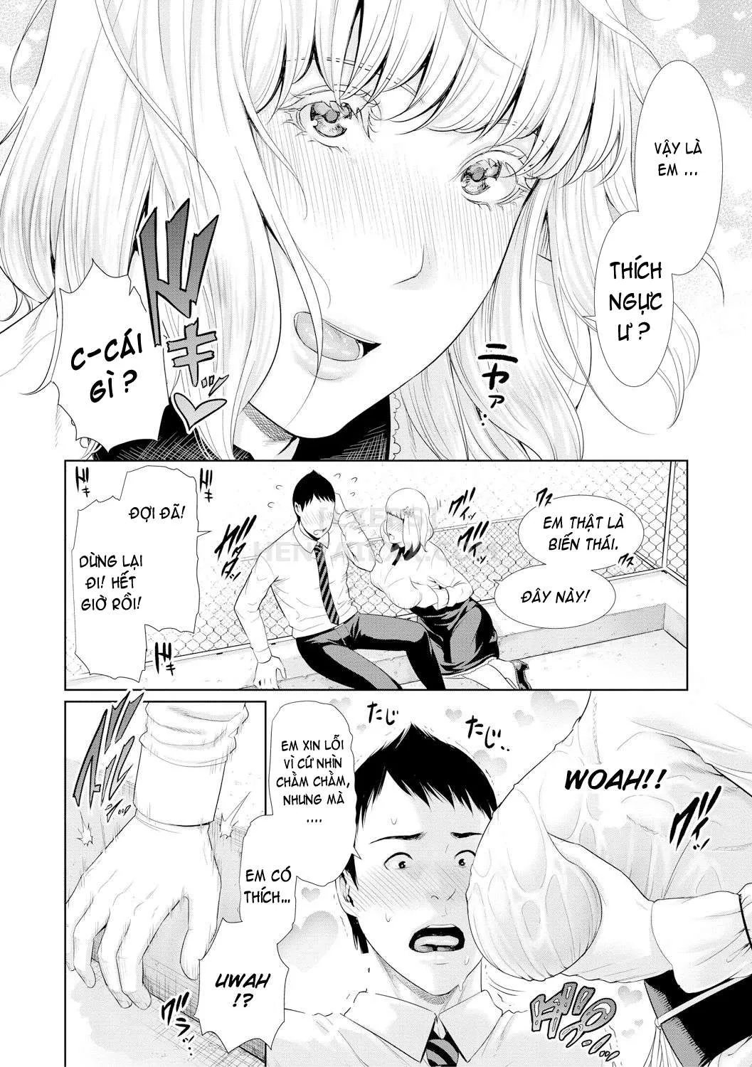 HentaiVN.net - Ảnh 10 - Sensei wa Seiyoku o Osaerarenai [Insatiably Lustful Teachers] - Chap 4 - Intercultural Communication