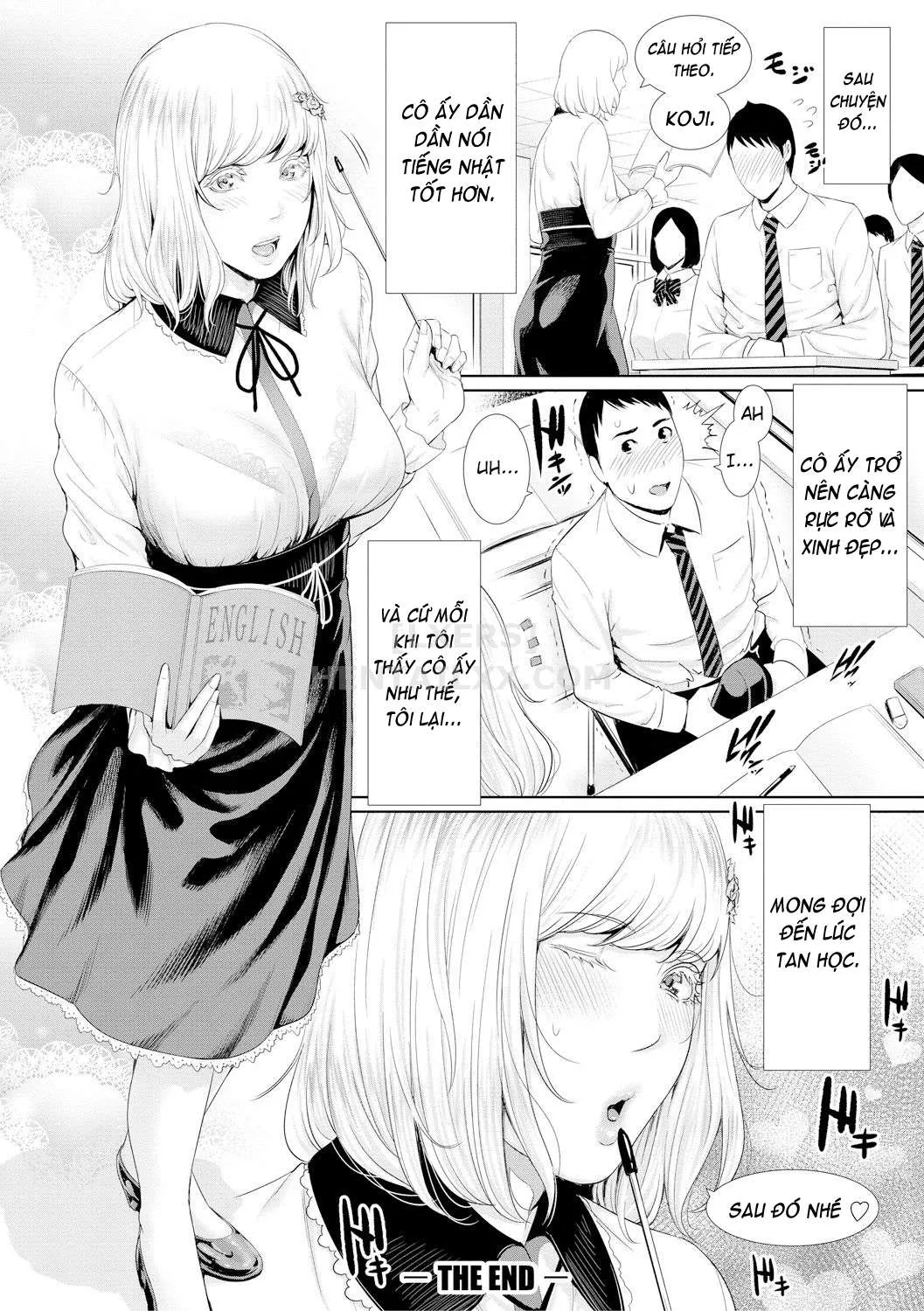 HentaiVN.net - Ảnh 38 - Sensei wa Seiyoku o Osaerarenai [Insatiably Lustful Teachers] - Chap 4 - Intercultural Communication