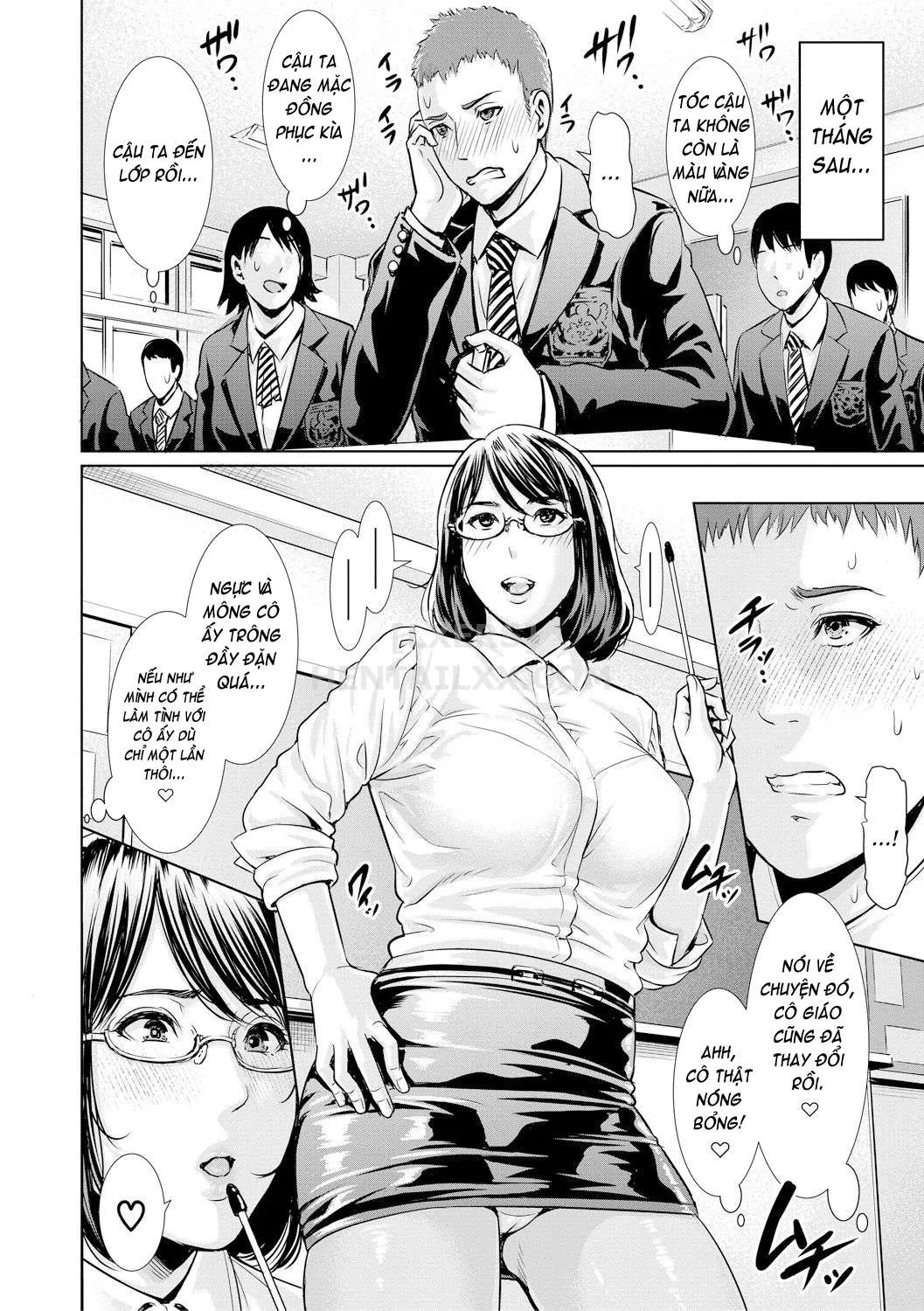HentaiVN.net - Ảnh 34 - Sensei wa Seiyoku o Osaerarenai [Insatiably Lustful Teachers] - Chap 5 - Kaede - senseis Full body therapy