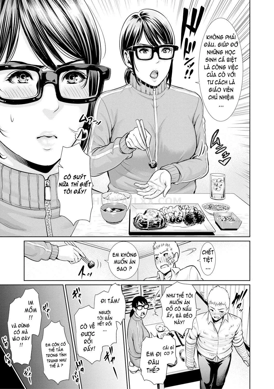HentaiVN.net - Ảnh 7 - Sensei wa Seiyoku o Osaerarenai [Insatiably Lustful Teachers] - Chap 5 - Kaede - senseis Full body therapy