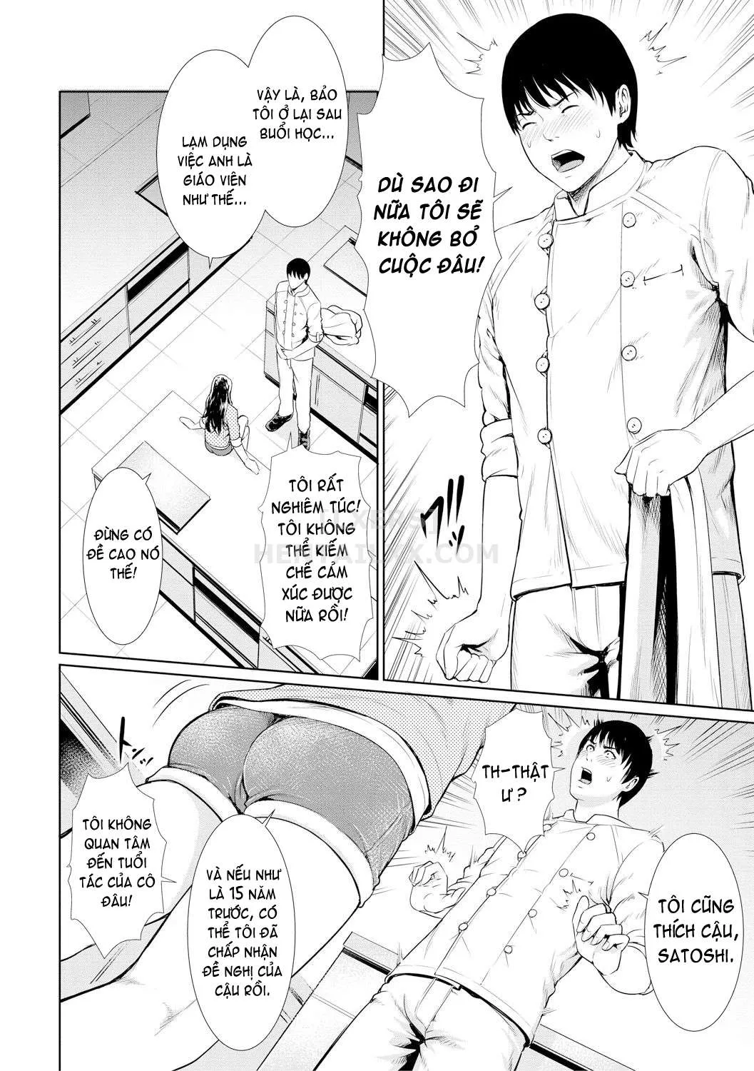 HentaiVN.net - Ảnh 6 - Sensei wa Seiyoku o Osaerarenai [Insatiably Lustful Teachers] - Chap 6 - Double
