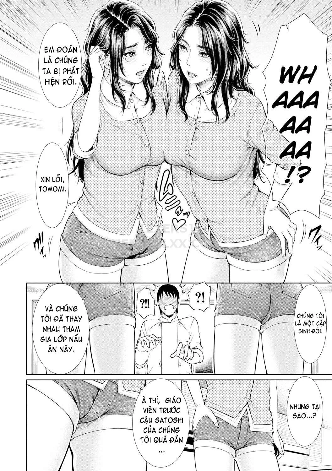 HentaiVN.net - Ảnh 8 - Sensei wa Seiyoku o Osaerarenai [Insatiably Lustful Teachers] - Chap 6 - Double