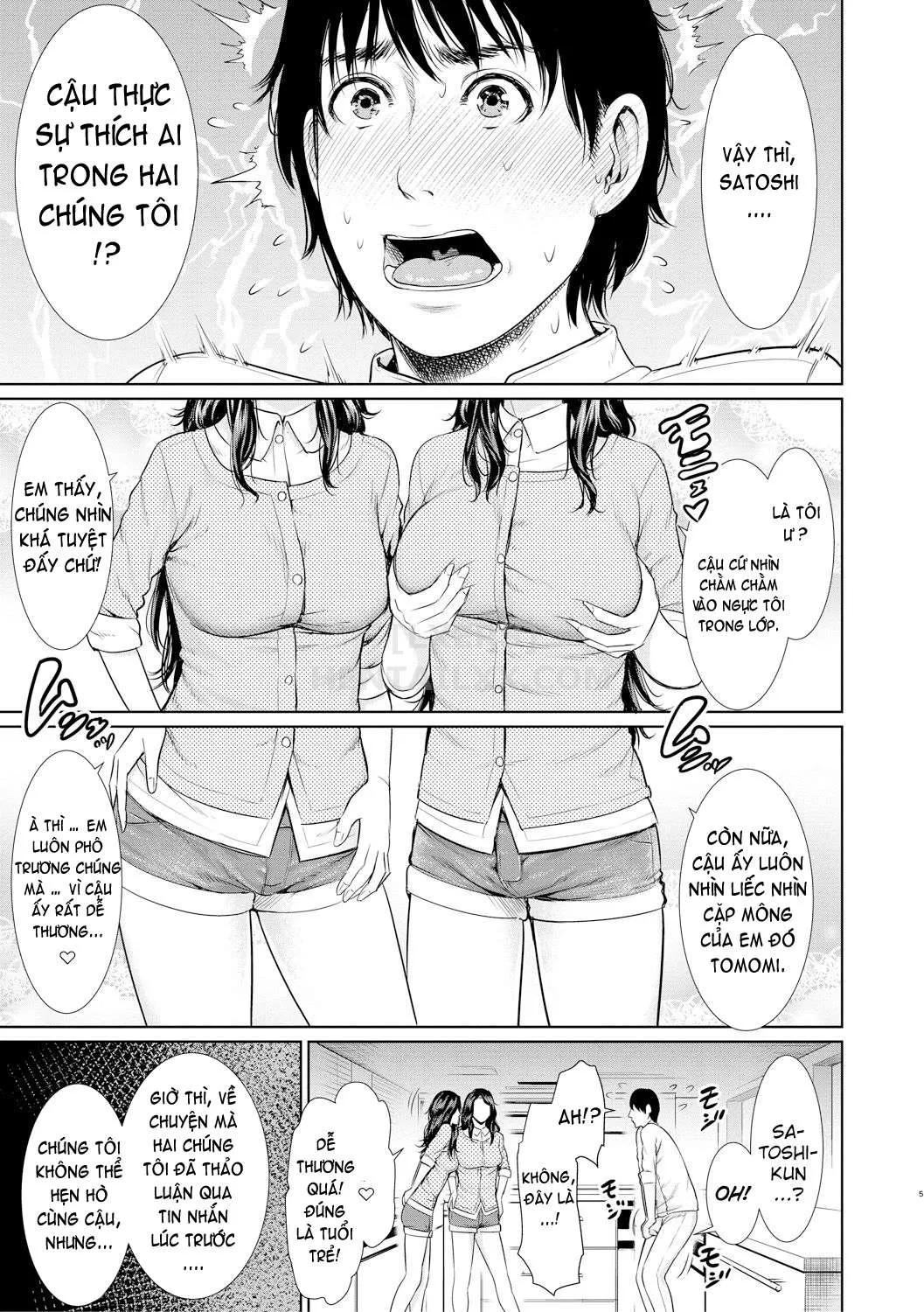 HentaiVN.net - Ảnh 9 - Sensei wa Seiyoku o Osaerarenai [Insatiably Lustful Teachers] - Chap 6 - Double